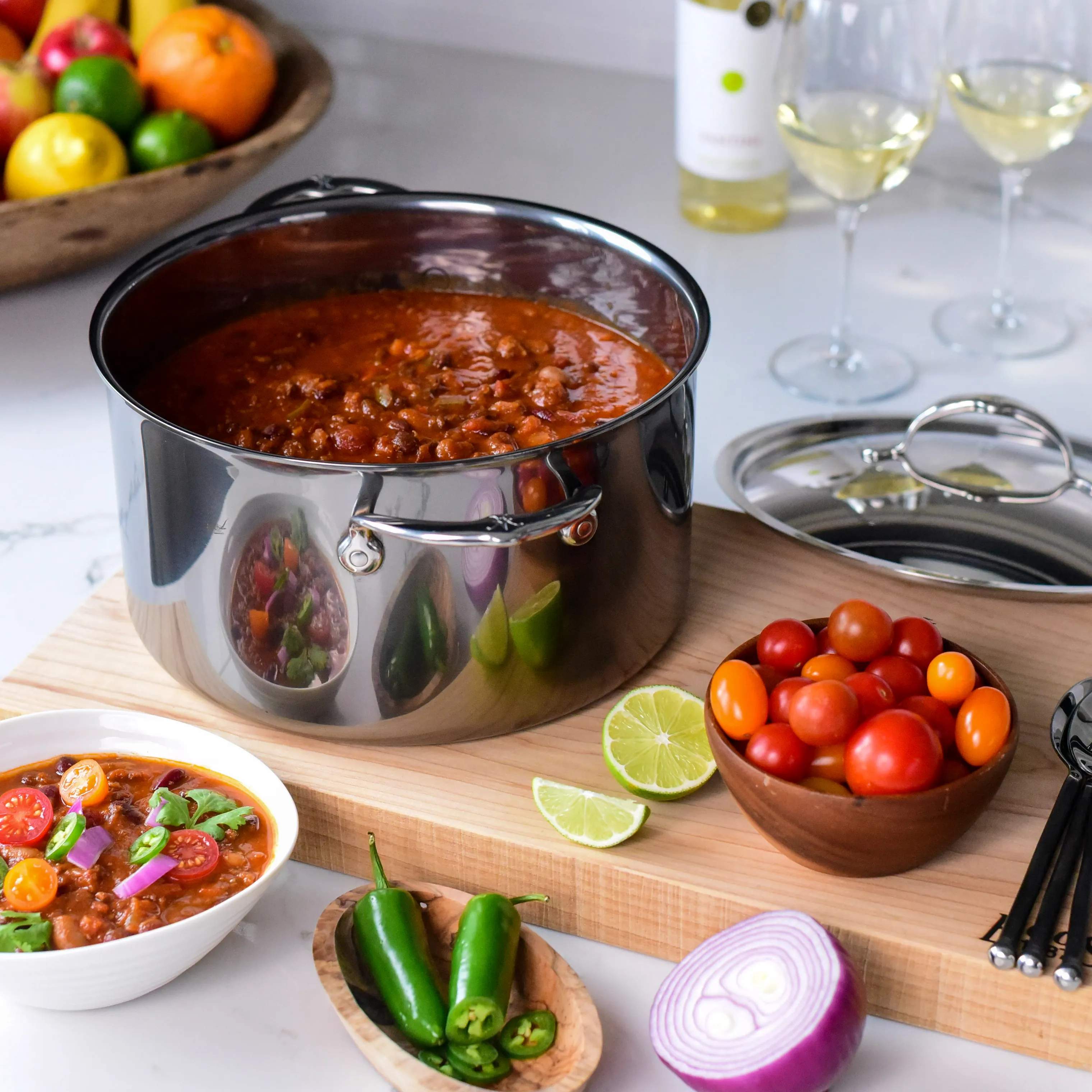 Hestan Gryder Nanobond Gryde i Rustfrit stål, 3