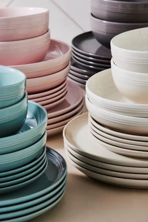 Le Creuset Frokosttallerkener Coupe Collection Coupe Frokosttallerken i Sea salt, 22 cm, 3