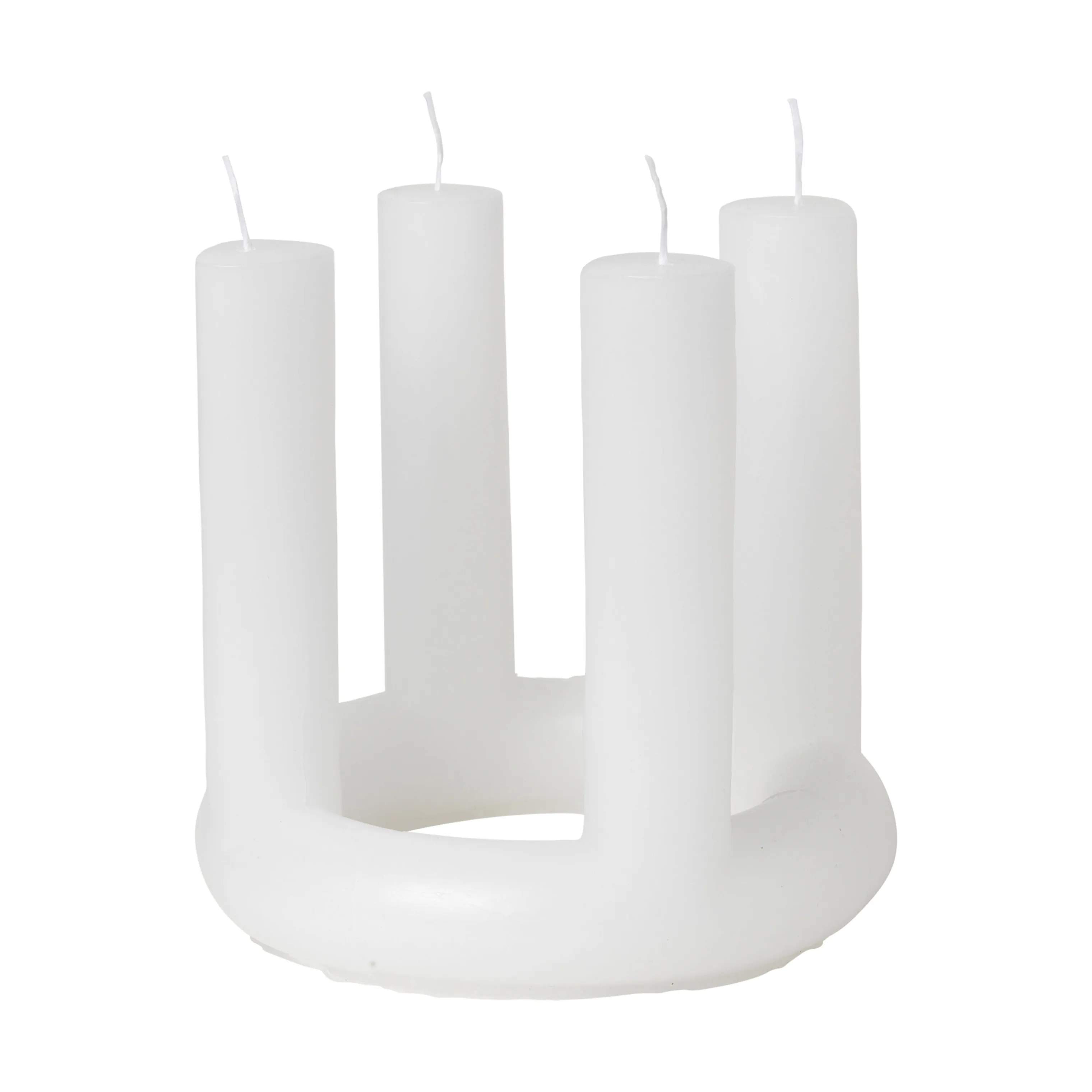 Lucille Skulptur Lys, pure white, large