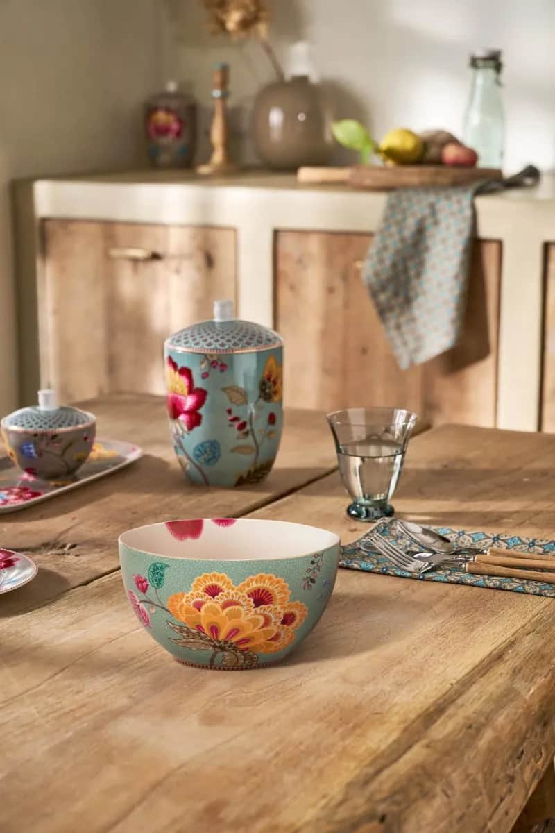 PIP Studio Serveringsskåle Blooming Tales Skål i Blue, 18 cm, 2