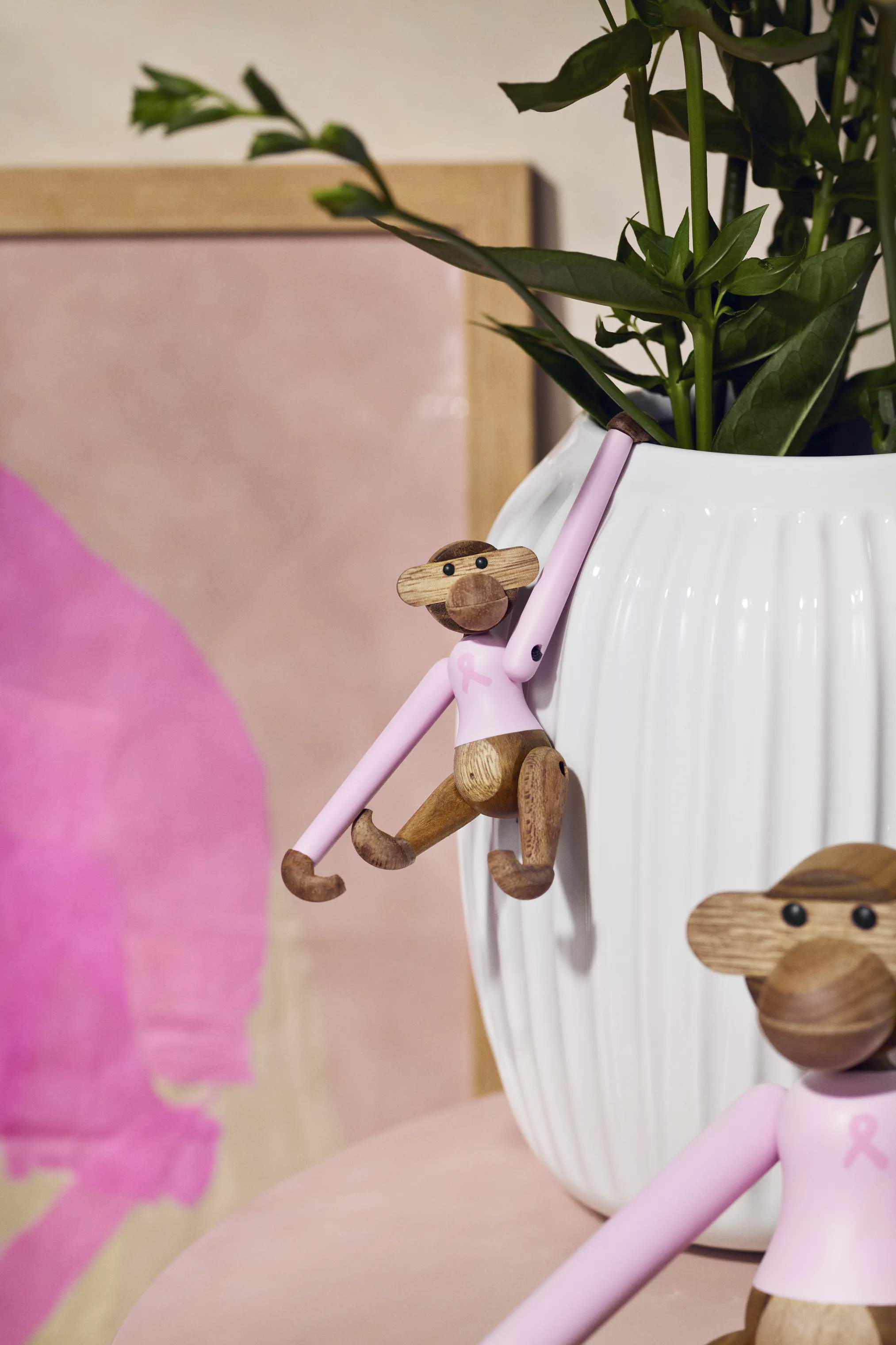 Kay Bojesen Dyrefigurer Monkey Abe x Støt brysterne - Mini i 9,5 cm, 2