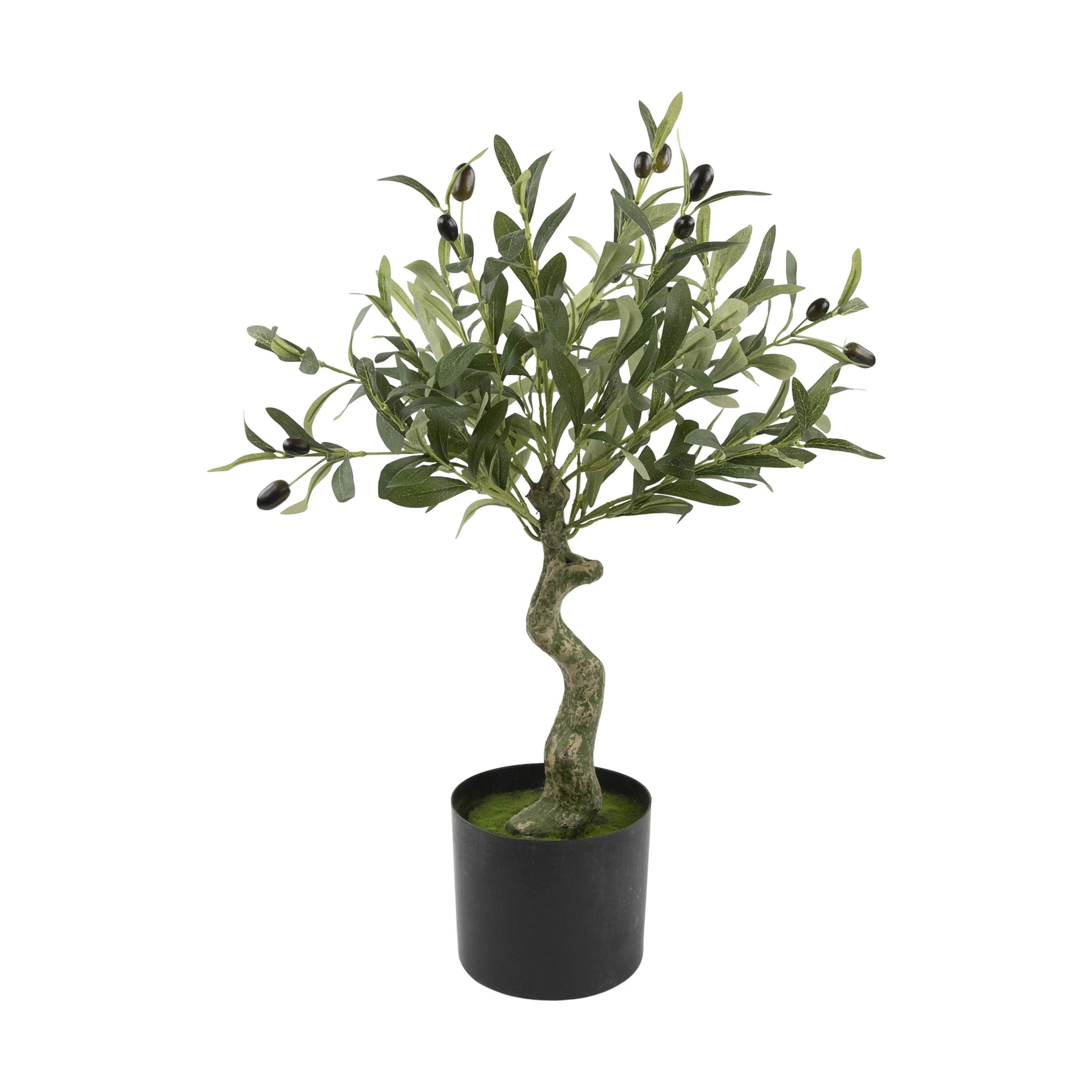 Kunstig Plante - Oliventræ, grøn, large