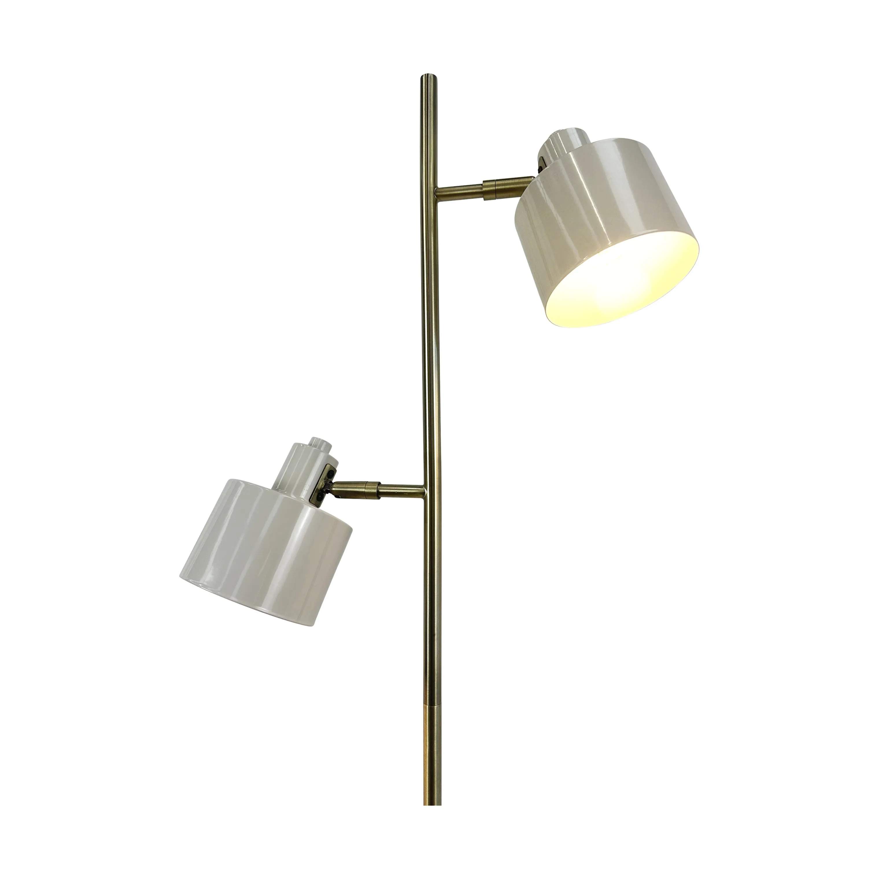 Dyberg Larsen Gulvlamper Ocean Gulvlampe i Beige/ Messing, 3