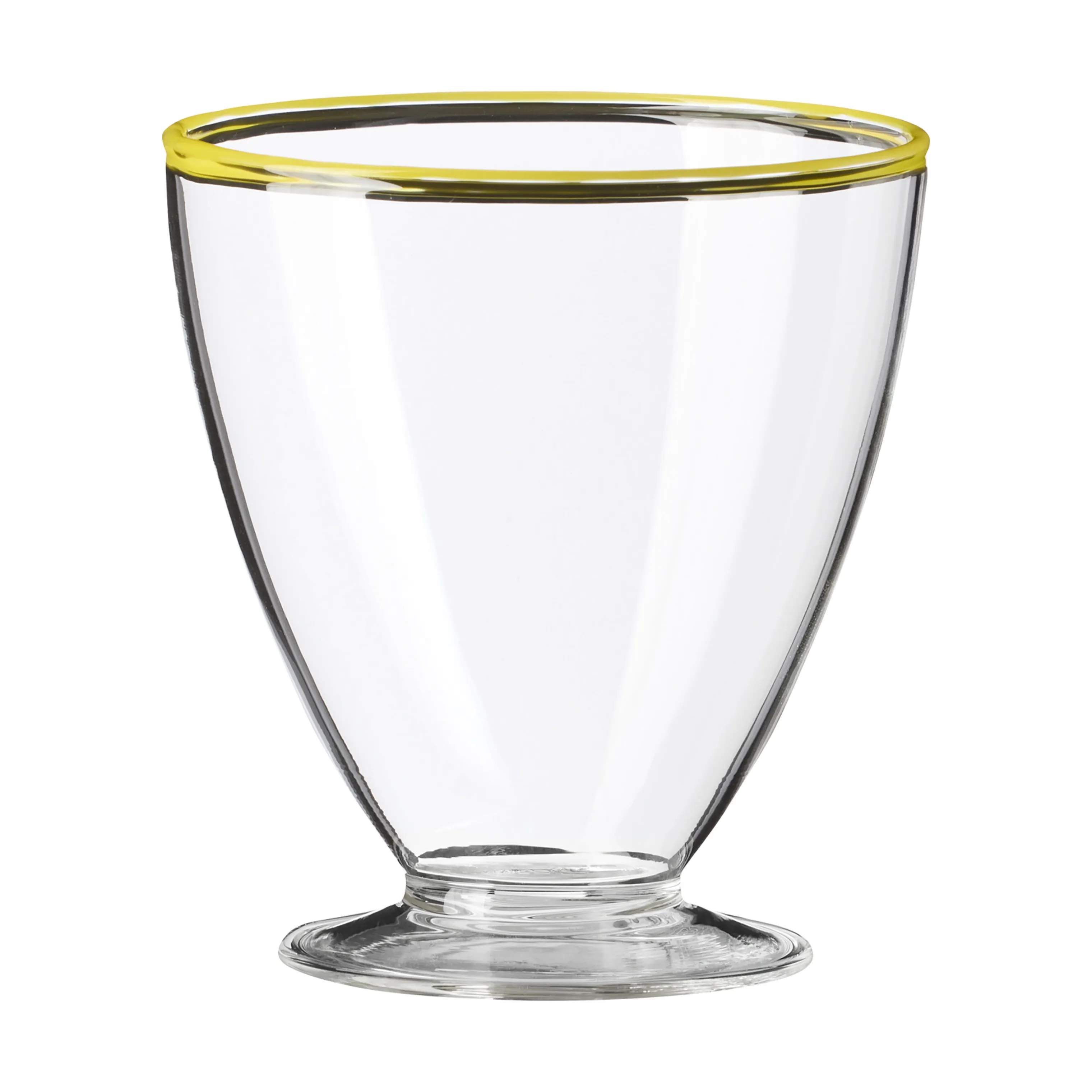 Life In Colour Kagetallerkener Art Dessertglas i Lemon, 1