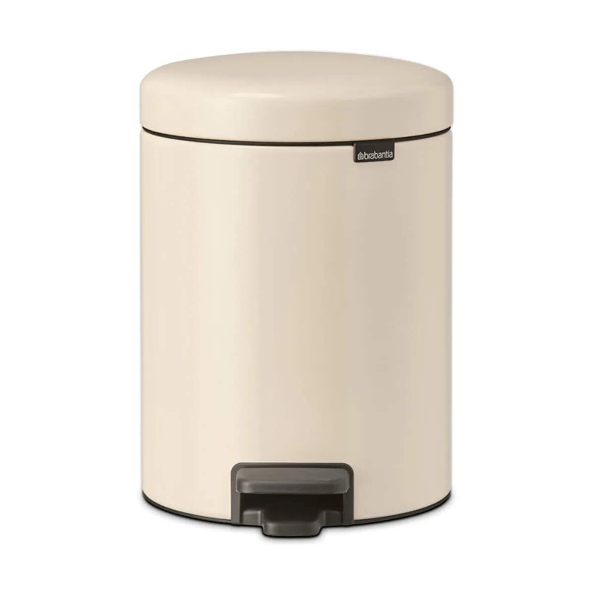 Brabantia Toiletspande NewIcon Pedalspand i Soft beige , 5 L, 1