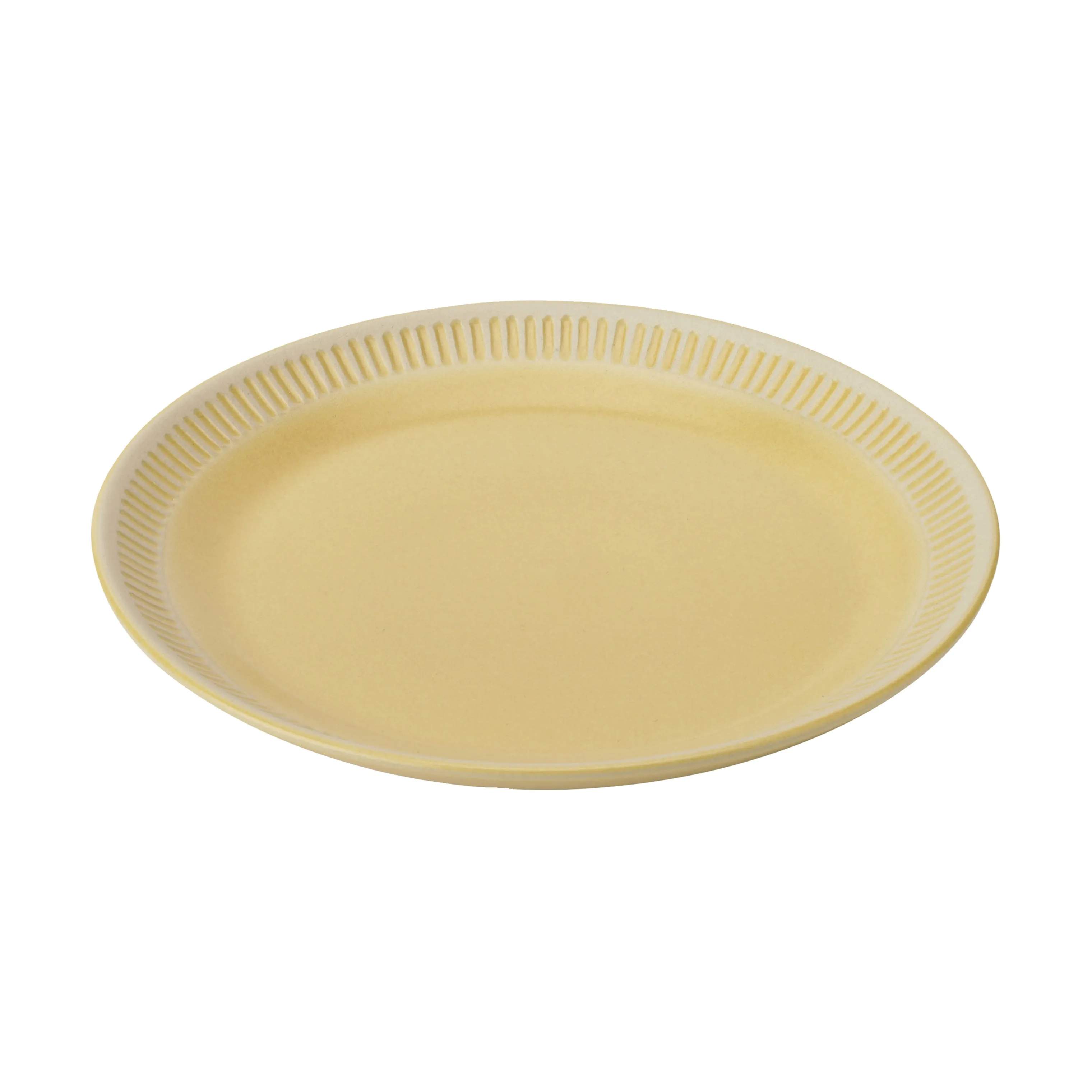 Colorit Frokosttallerken, yellow, large