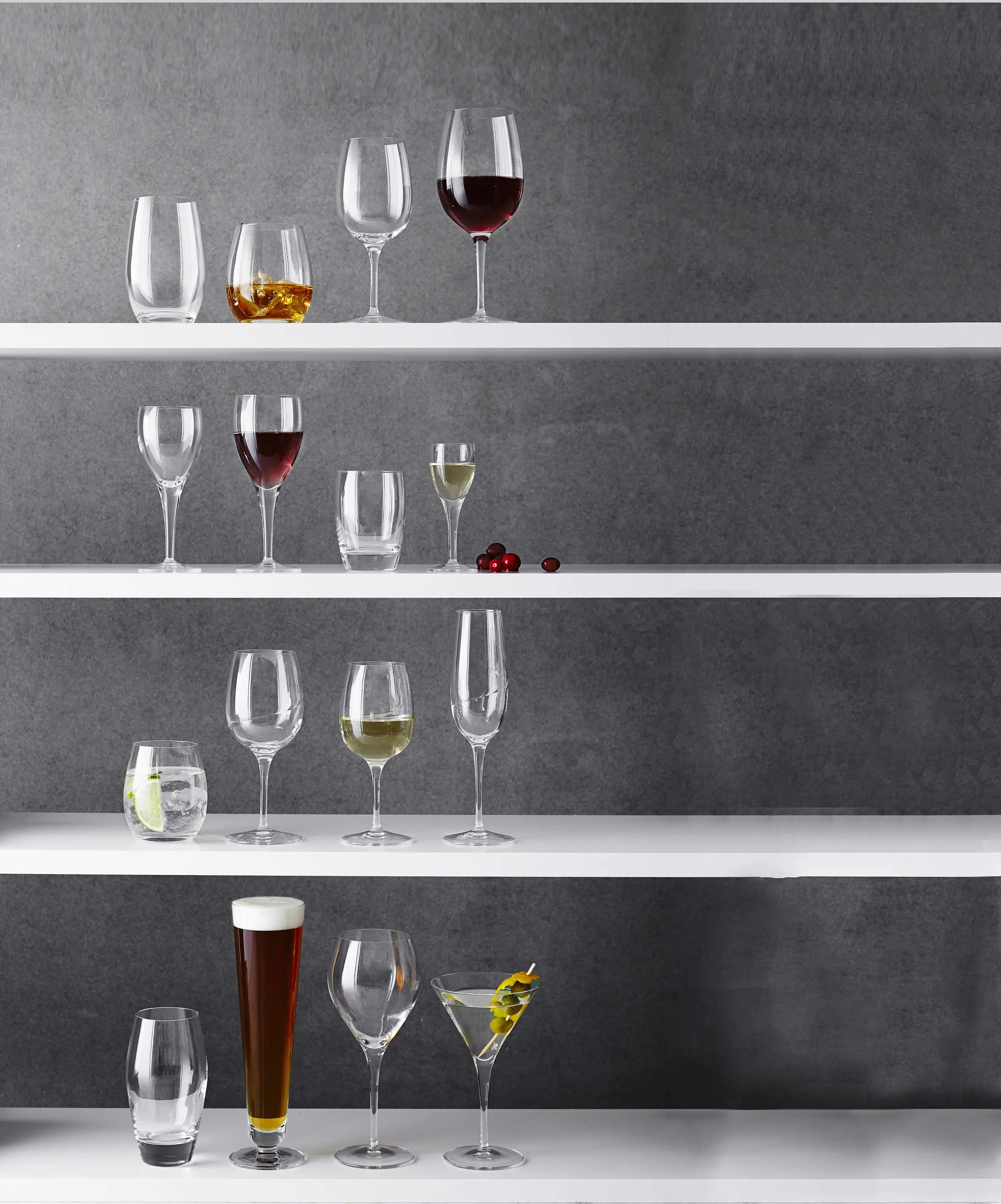 Luigi Bormioli Rødvinsglas Aero Rødvinsglas - 6 stk. i Klar, 36.5 cl, 2