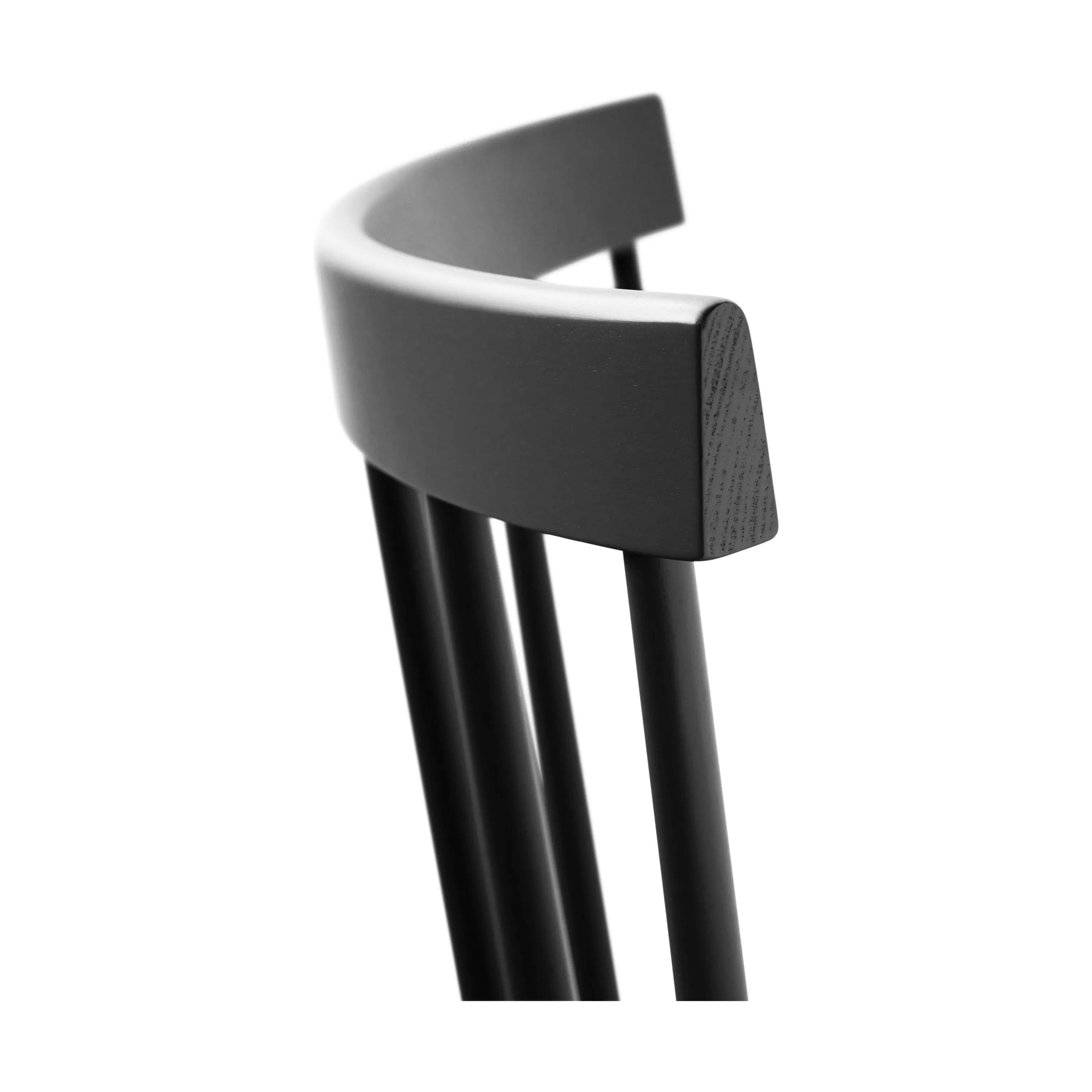 FDB Møbler Spisebordsstole J46 Spisebordsstol i Jet Black (RAL 9005), 2