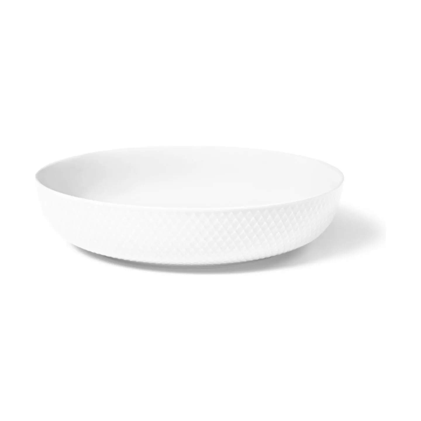 Lyngby Porcelæn Serveringsskåle Rhombe Serveringsskål i Hvid, 1