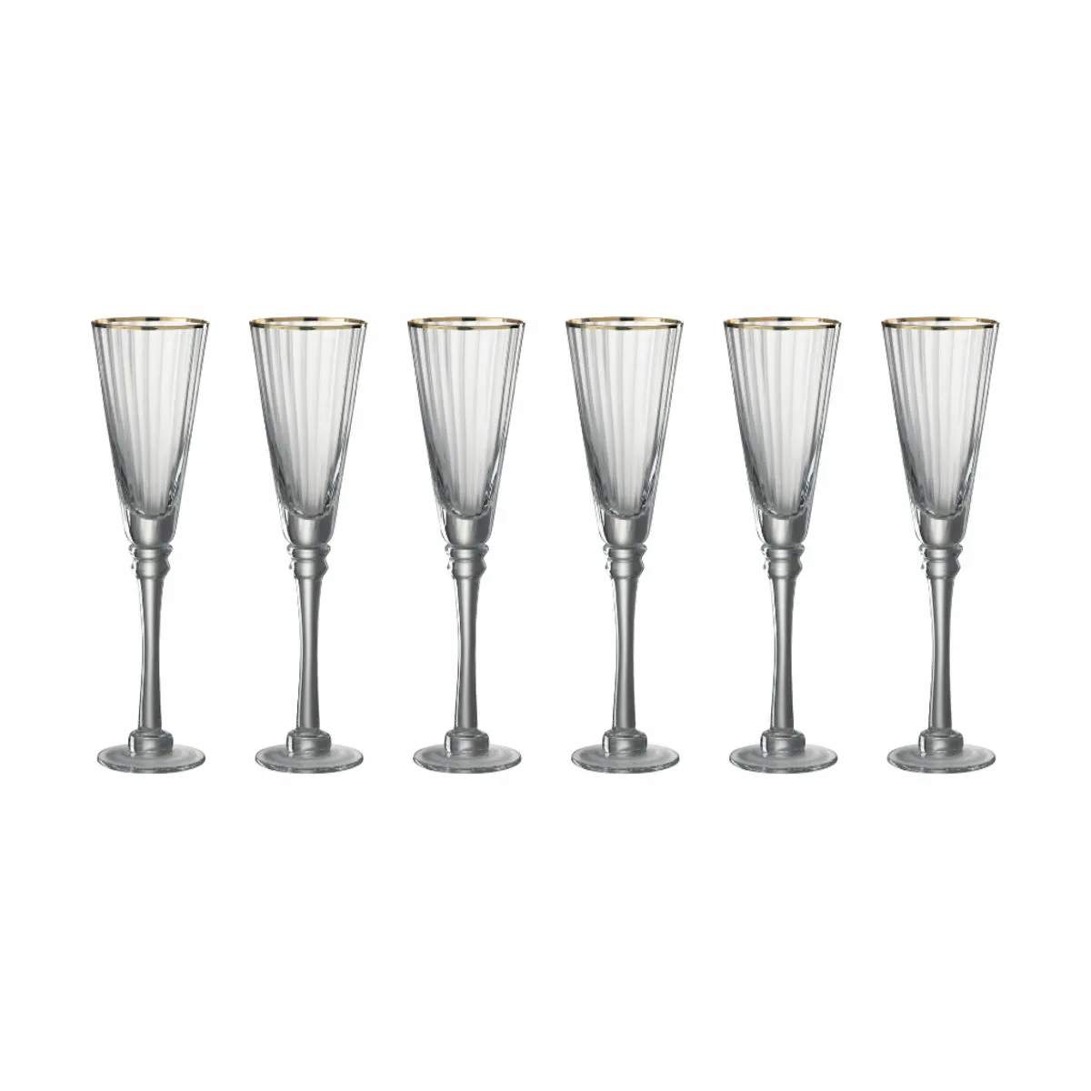 J-Line champagneglas Rim Champagneglas - 6 stk.