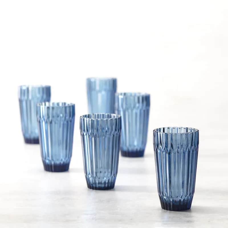 Fortessa Highball glas Archie Longdrink Glas - 6 stk. i Blå, 2