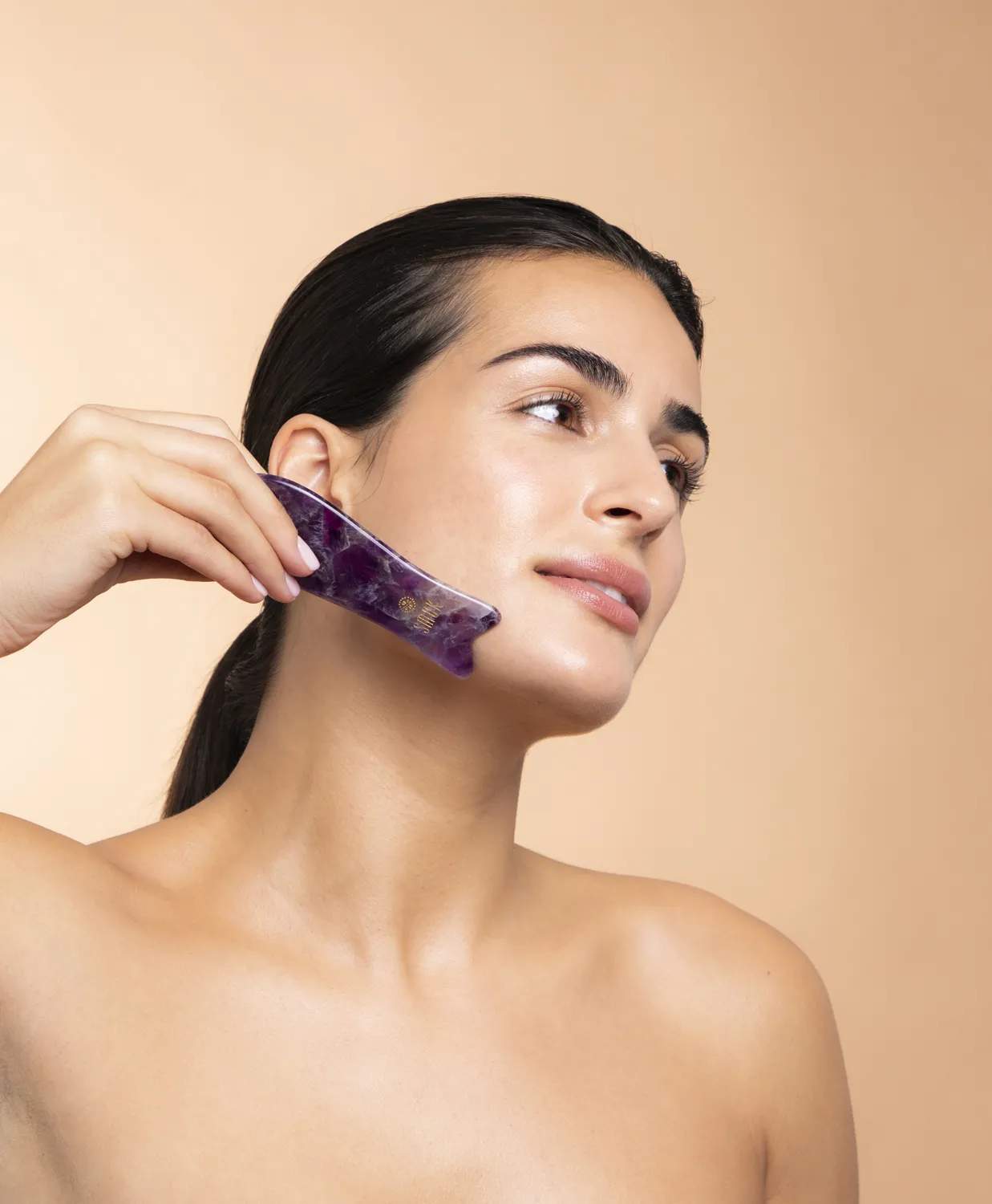 SMUK skincare Ansigtspleje Gua Sha i Lilla, 3