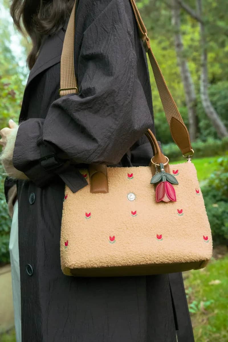 PIP Studio Øvrigt interiør Fia Teddy Håndtaske i Beige, 2