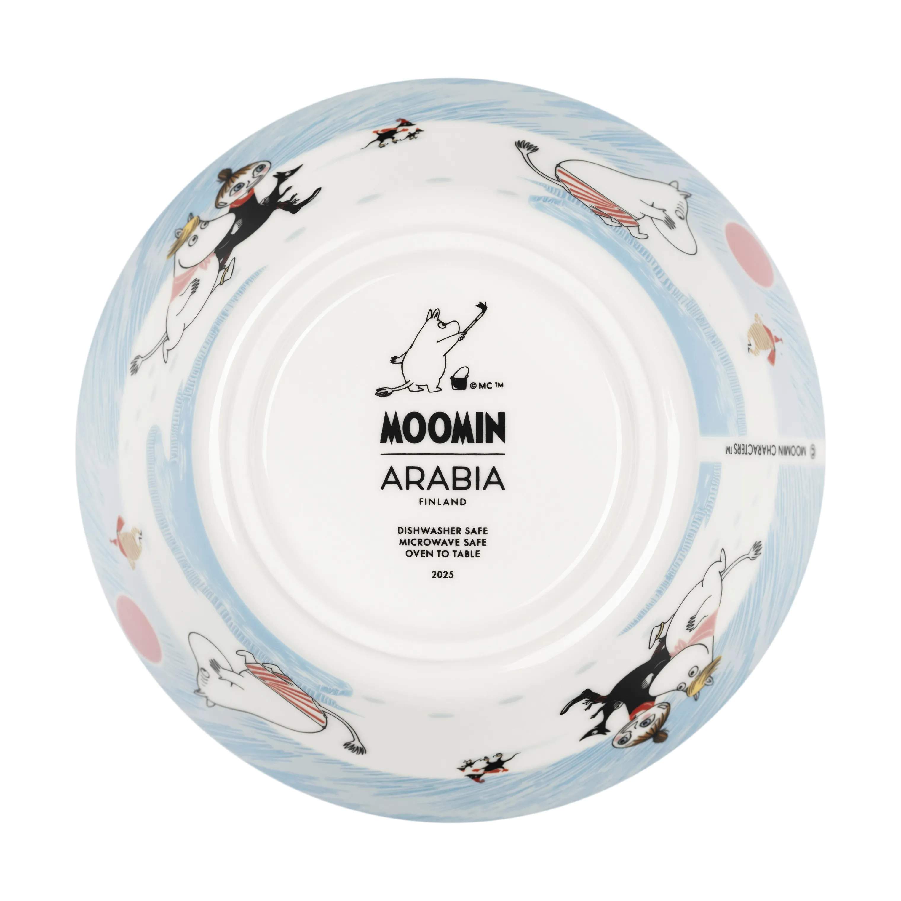 Moomin Arabia Serveringsskåle Vinterbadning Skål i Multifarvet, 2