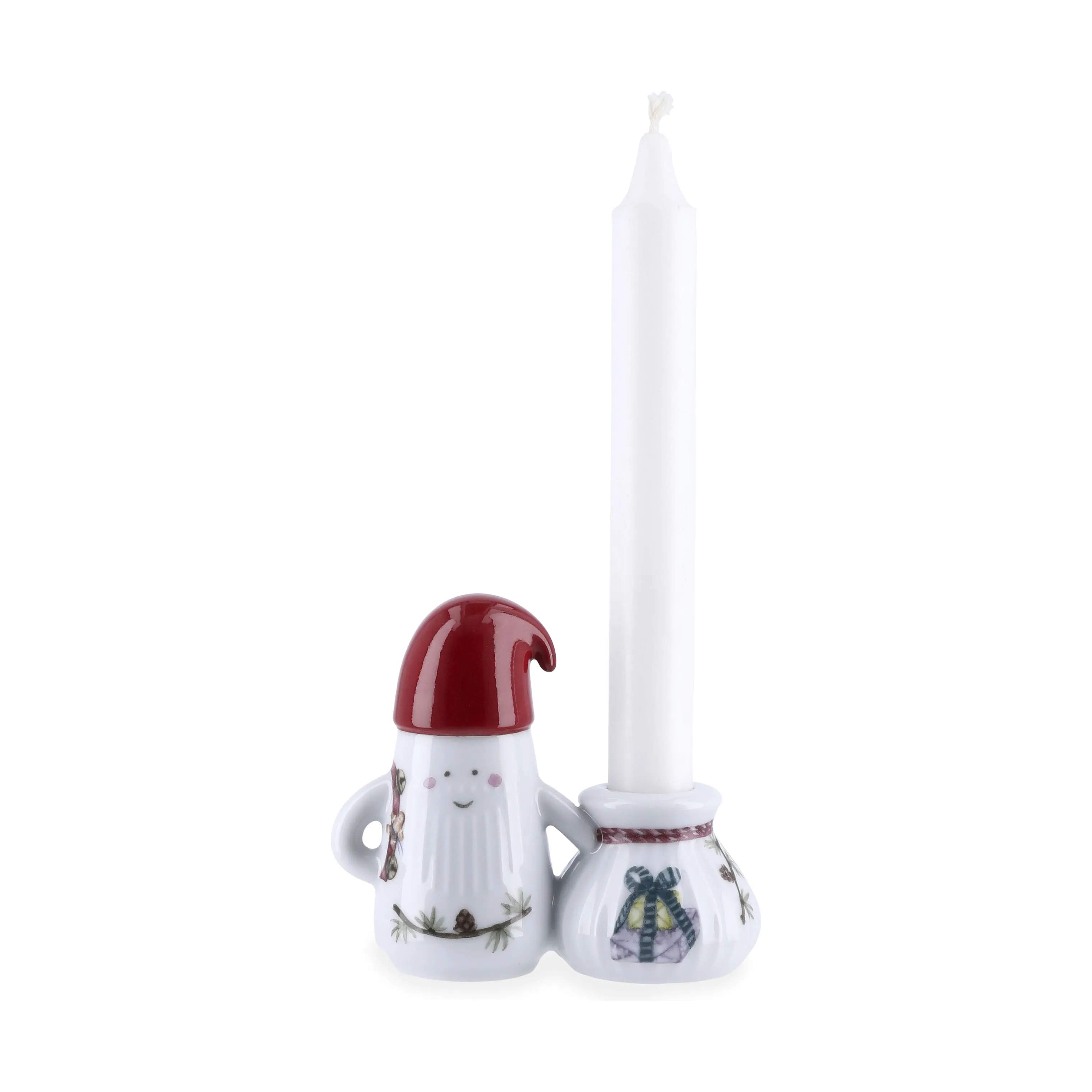 Kähler Jule- og adventsstager Hammershøi Jul Kronelysestage i Hvid m. deko, 3