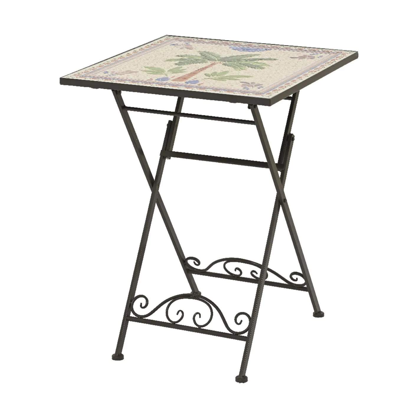 CASA Living Caféborde Havana Cafébord i Brun/multi, 1