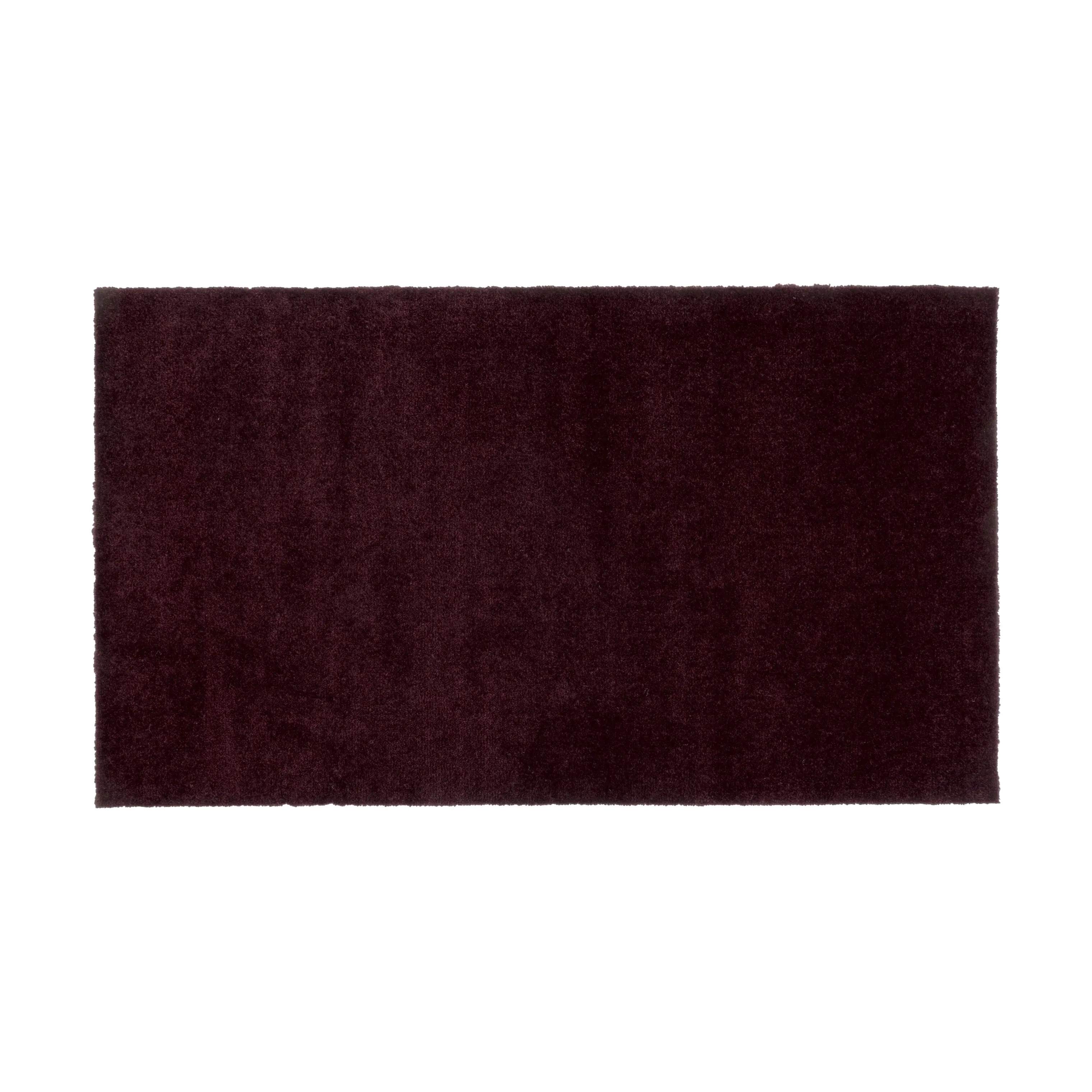 Unicolor Gulvmåtte, bordeaux, large