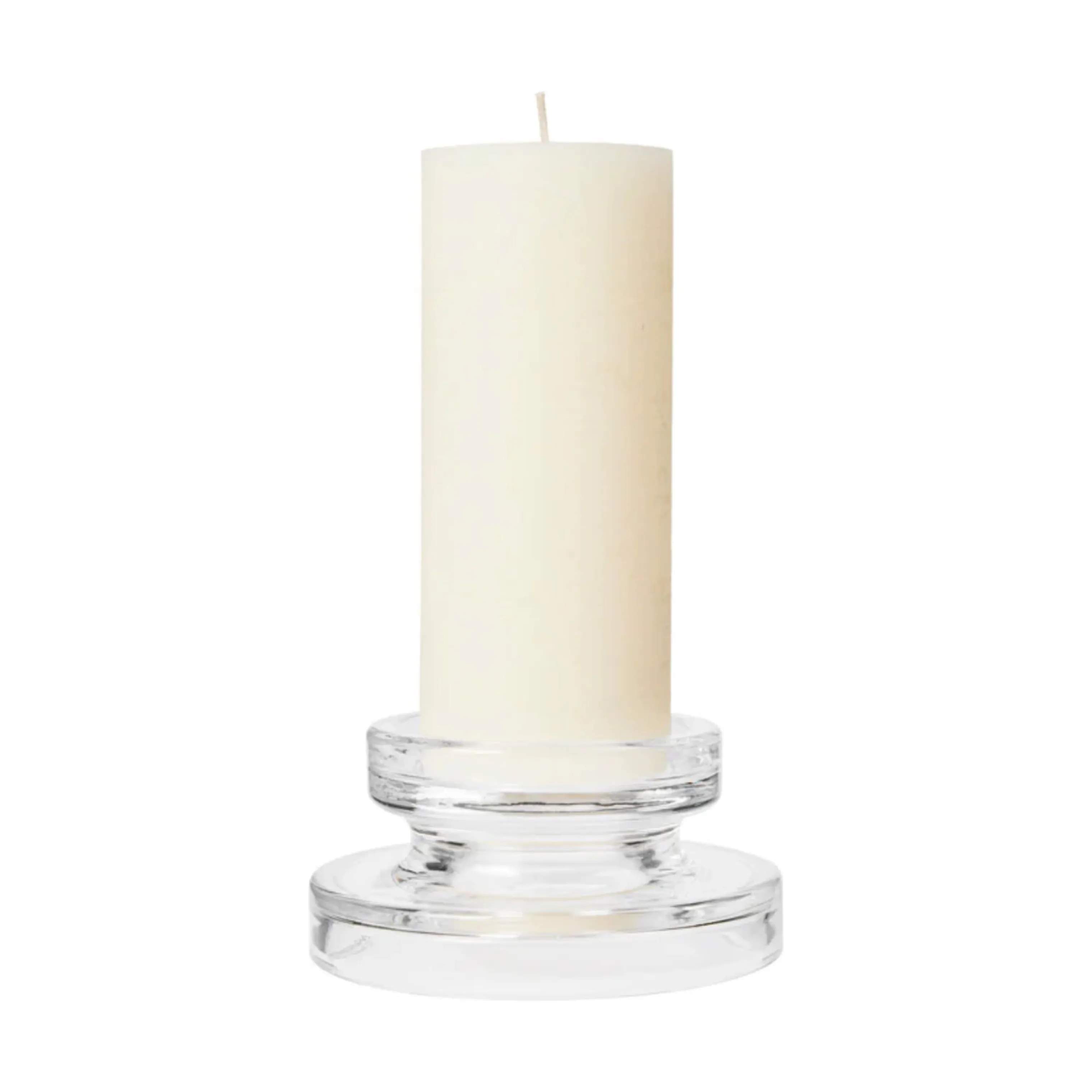 Broste Copenhagen Bloklysestage Petra Lysestage i Klar, 13 cm, 5