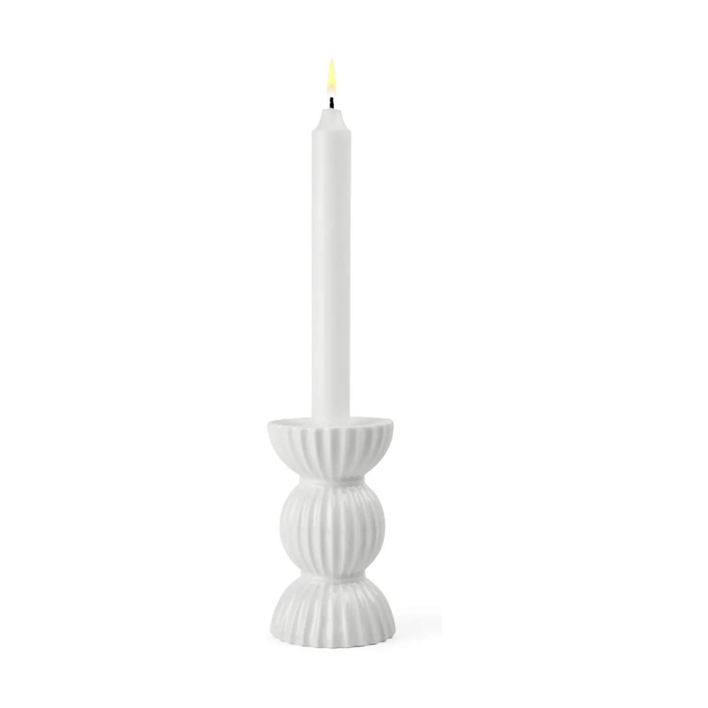 Lyngby Porcelæn Kronelysestage Tura Kronelysestage i Hvid, 4