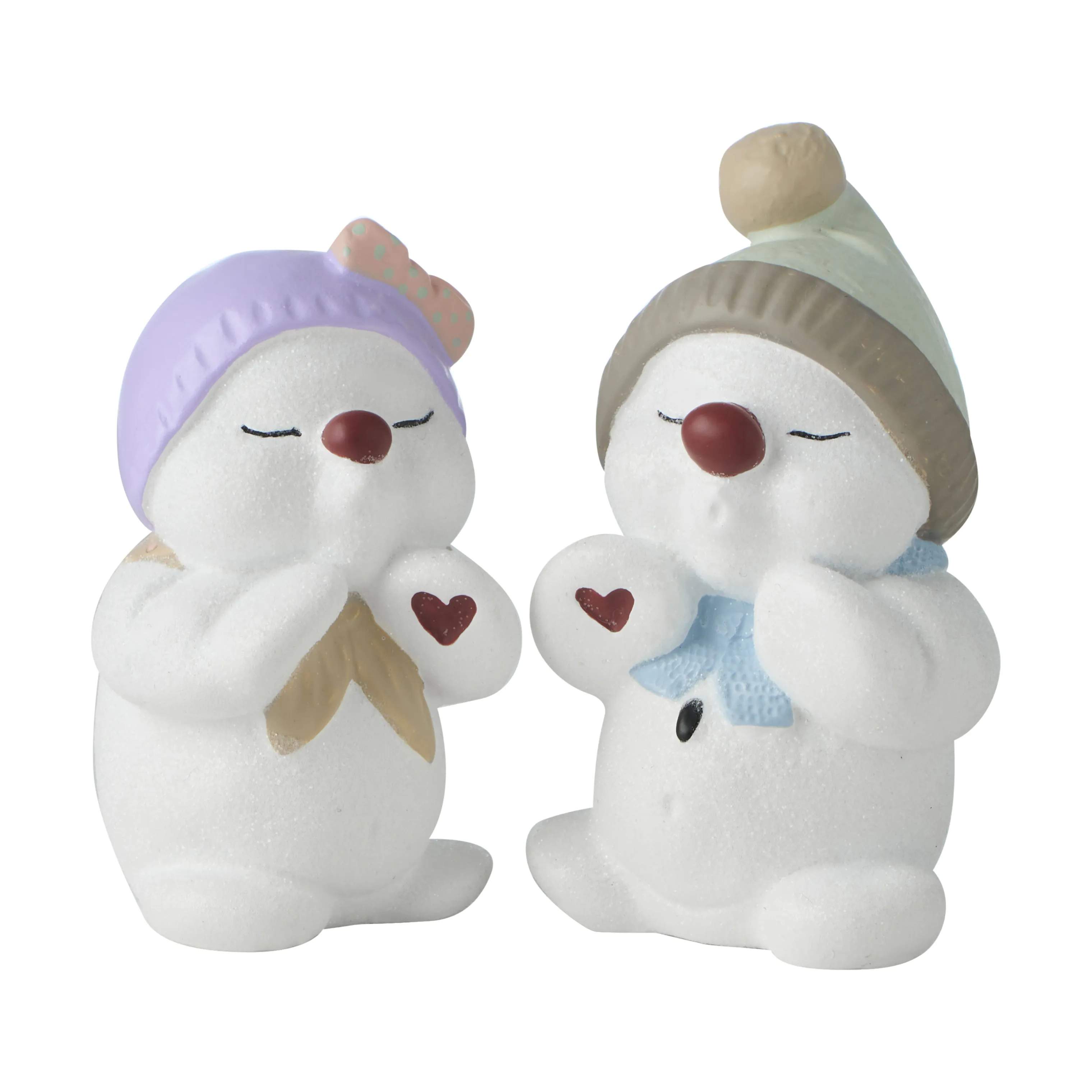 Klarborg Nisser Snemænd 2024 - Elvi & Elius i Hvid, 1