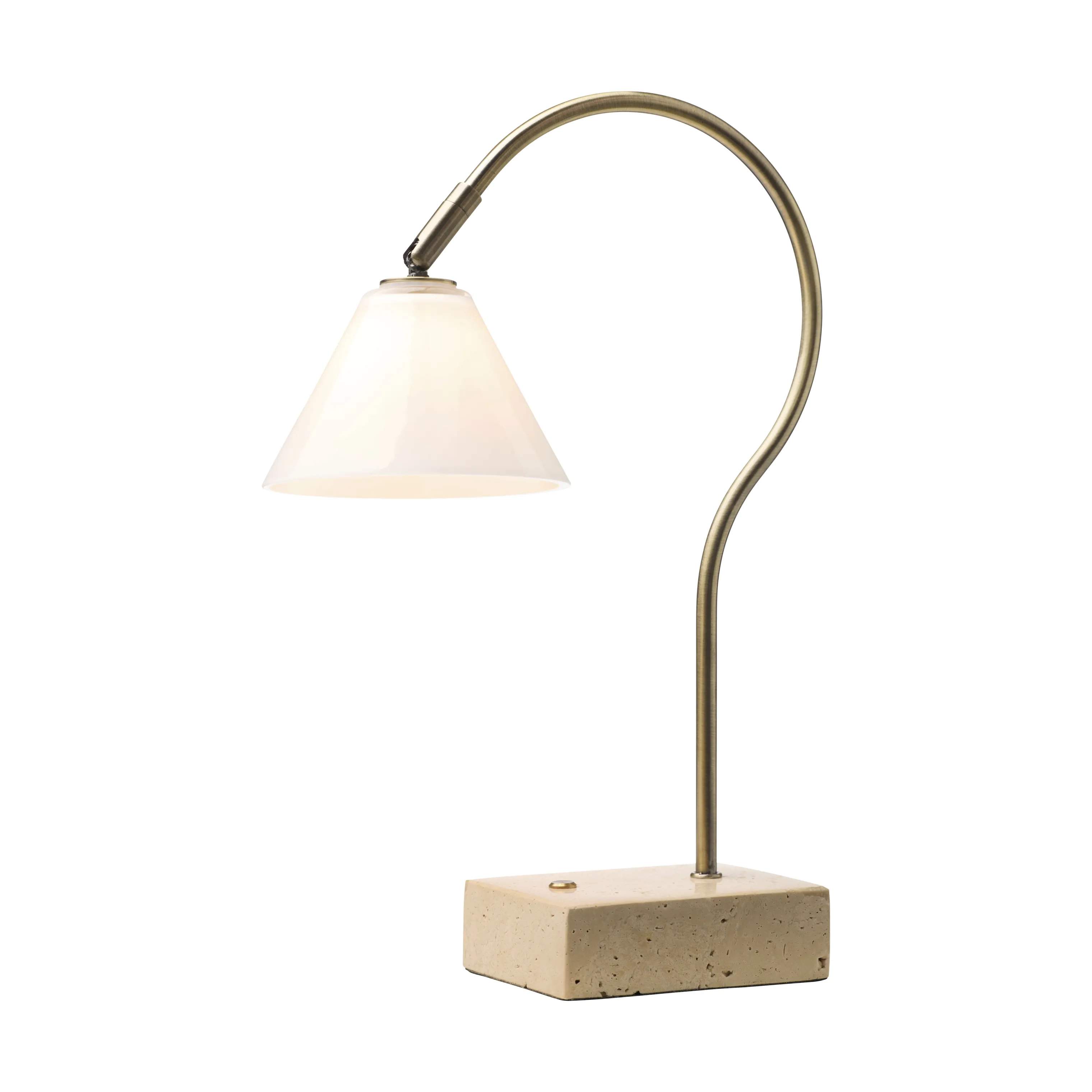 Halo Design Bordlamper Question Bordlampe i Guld/Opal, 4