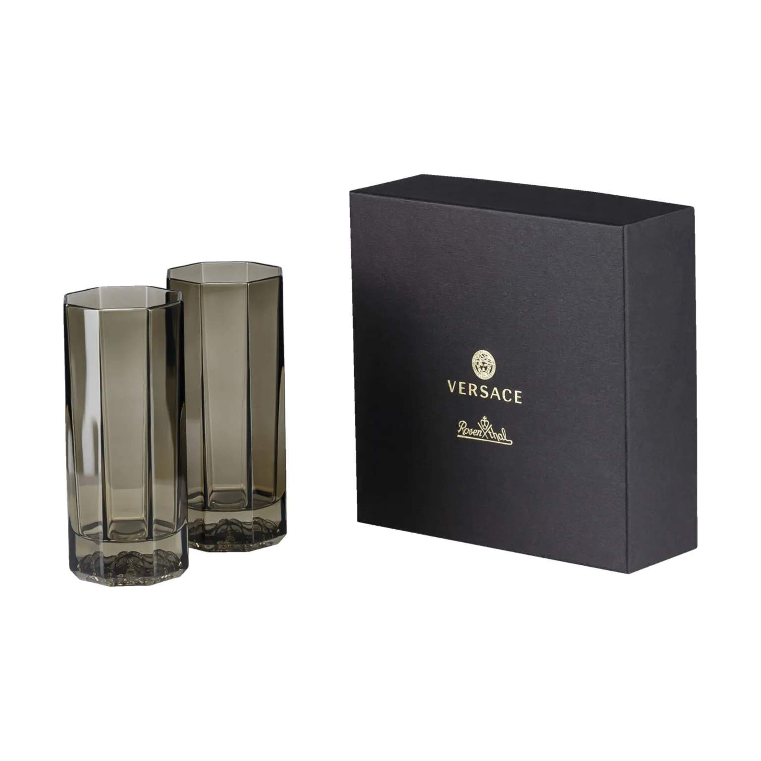 Versace Highball glas Medusa Highball Glas - 2 stk. i Sort, 4