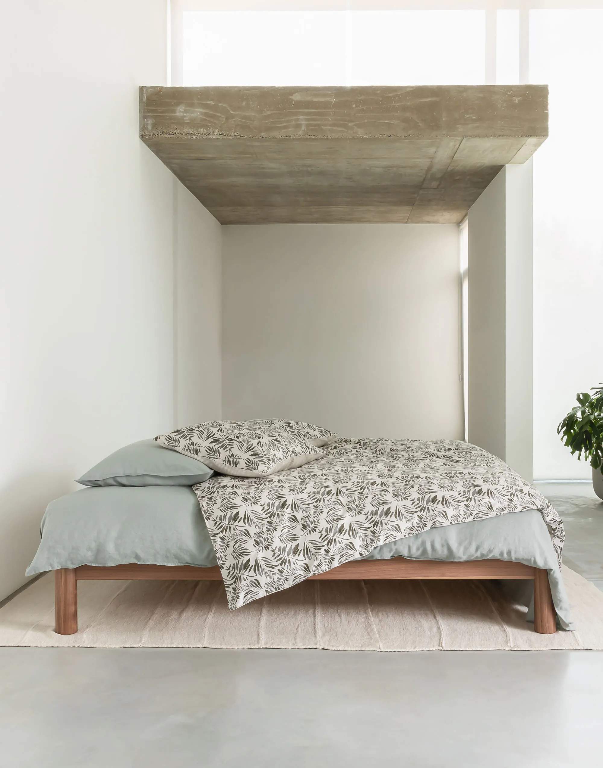 Marc O'Polo Sengetøj Mysen Sengetøj i Natural White, B140 x L200 cm, 2