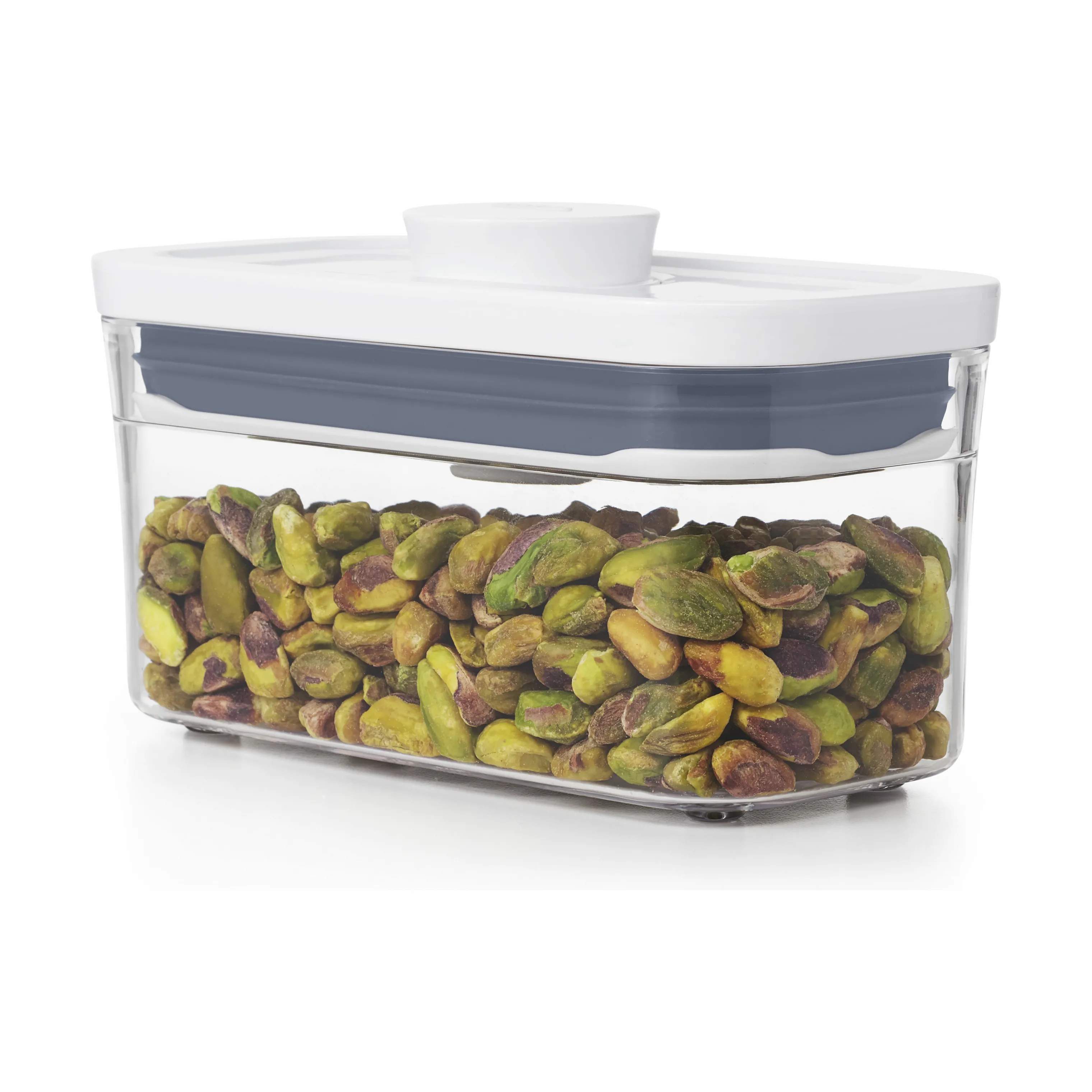 OXO Opbevaringsbokse POP Opbevaringsboks i hvid;klar;grå, H8,4 cm x 400 ml, 2