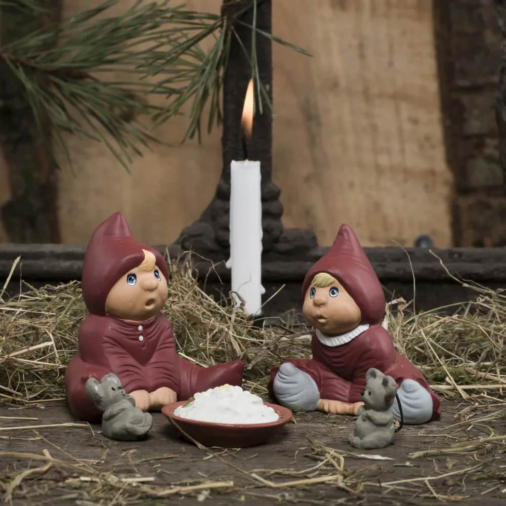 Klarborg Nisser Nissepar - Knud & Inger i 9 cm, 2