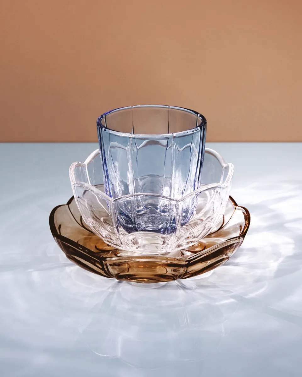 Holmegaard Vandglas Lily Vandglas - 2 stk. i Blue iris, 3