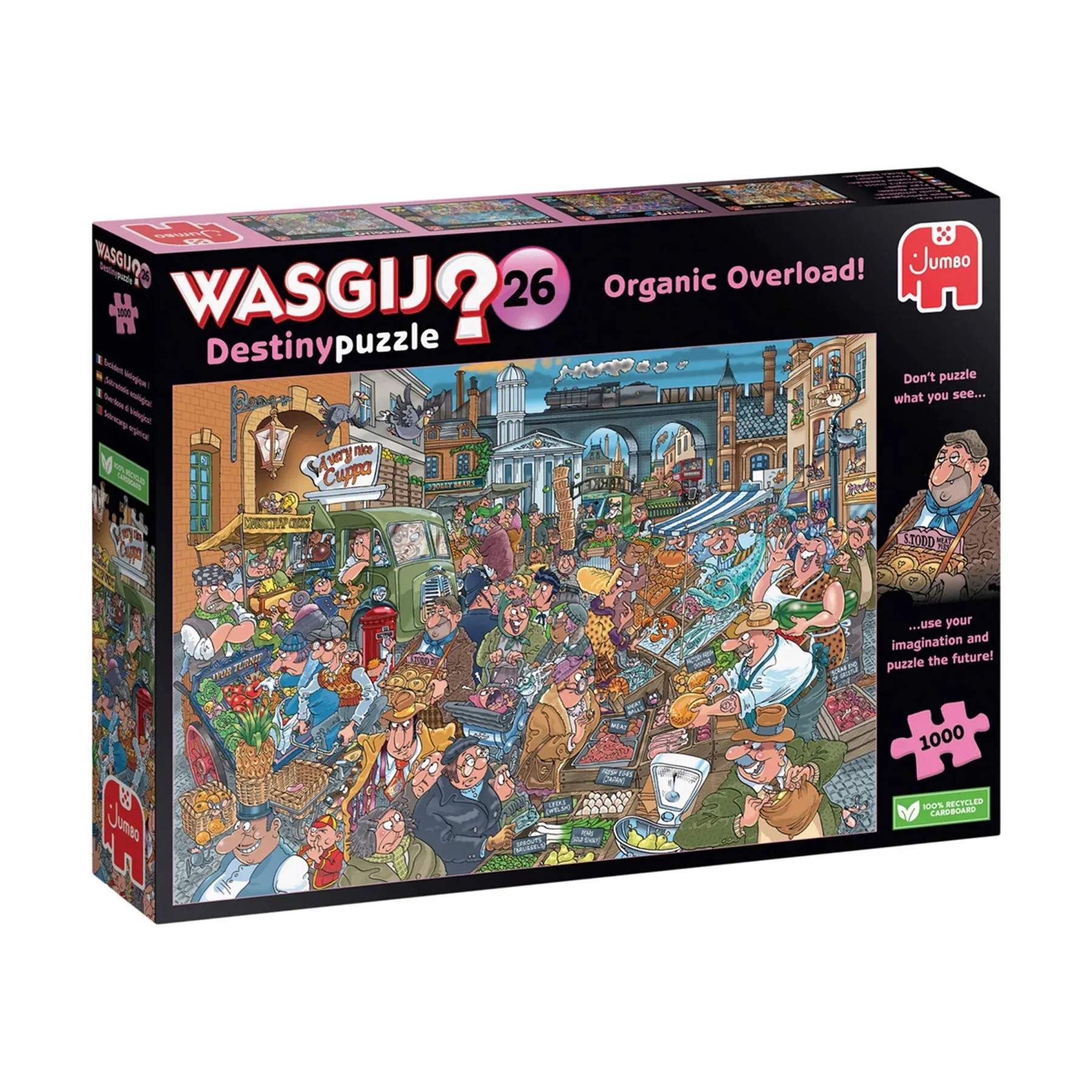 Spilbræt Puslespil Puzzle Wasgij Puslespil - Organic Overload i Organic Overload, 1