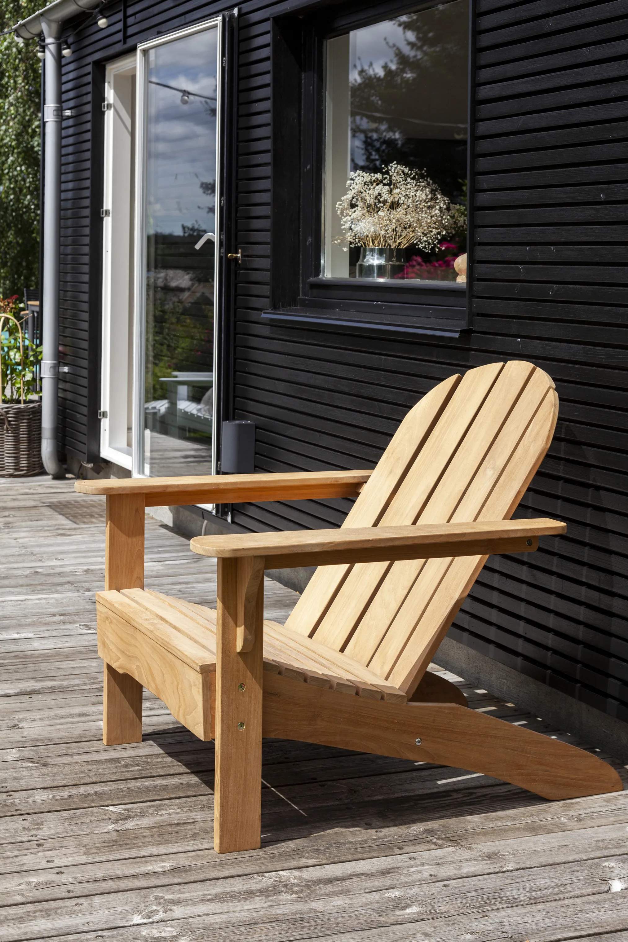 cinas Loungestole Adirondack Loungestol i Teak, 3