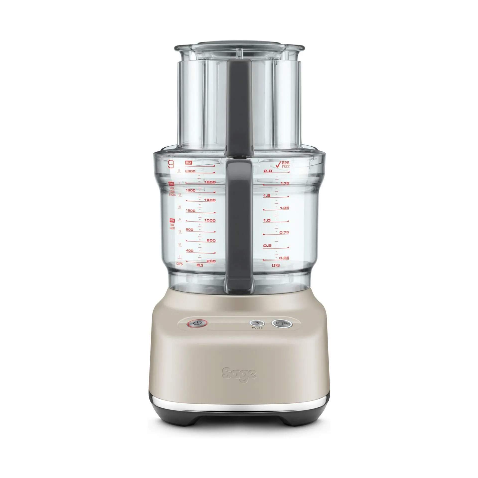 Sage Foodprocessorer Paradice 9 Foodprocessor i Almond Nougat, 1