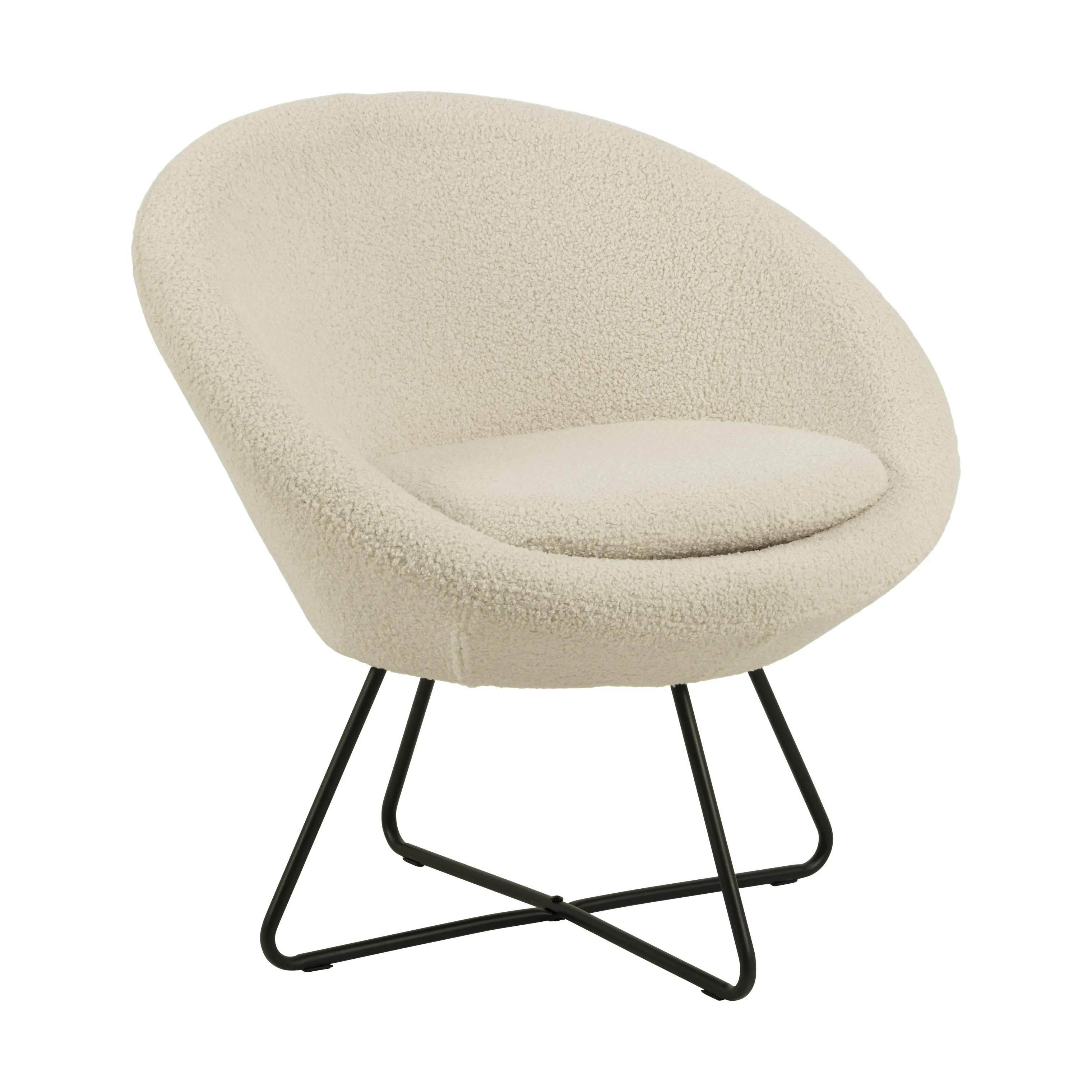 CASA Living Lænestole Center Loungestol i Creme, 3