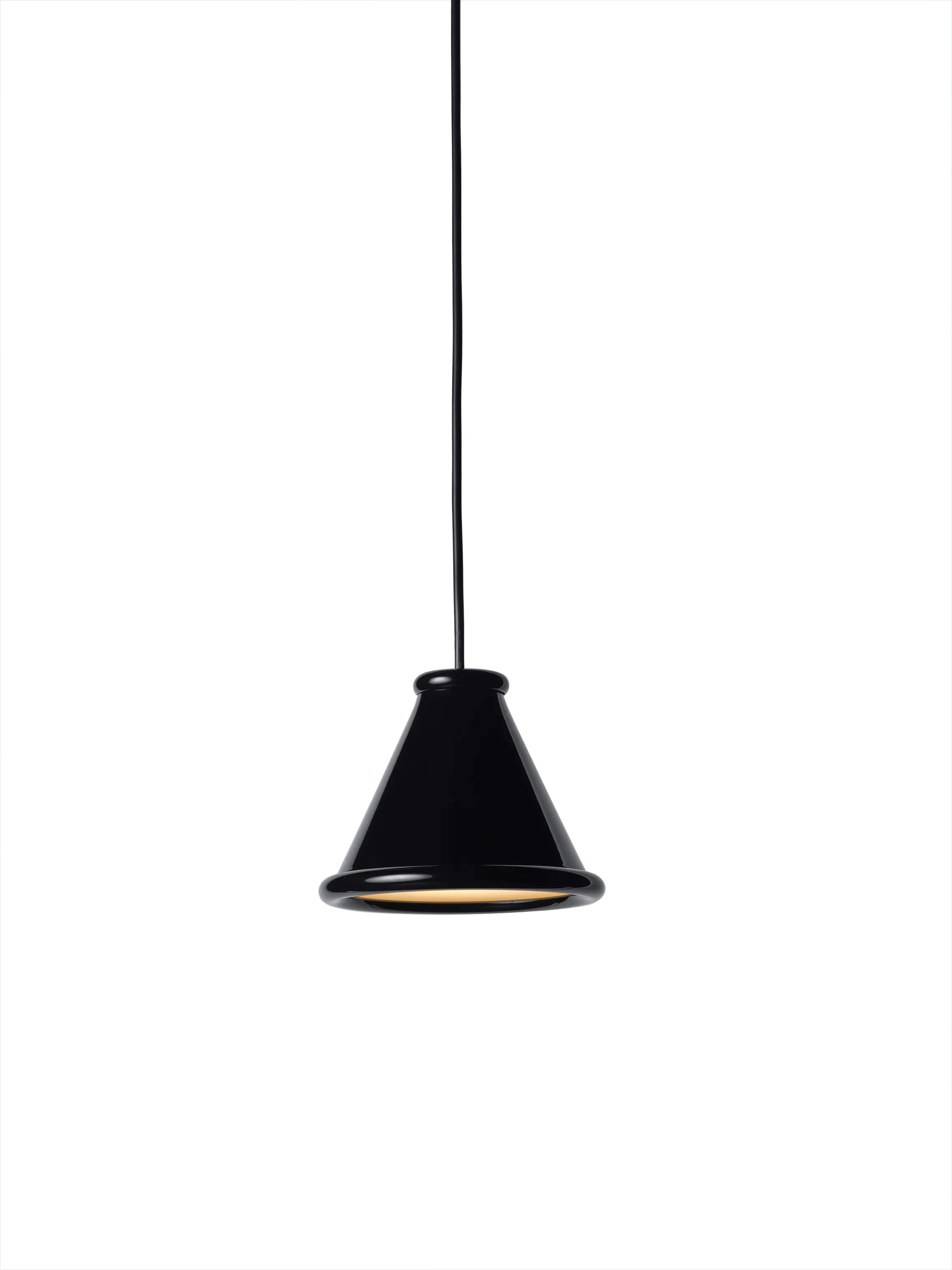 Belle Pendel, glossy black, large