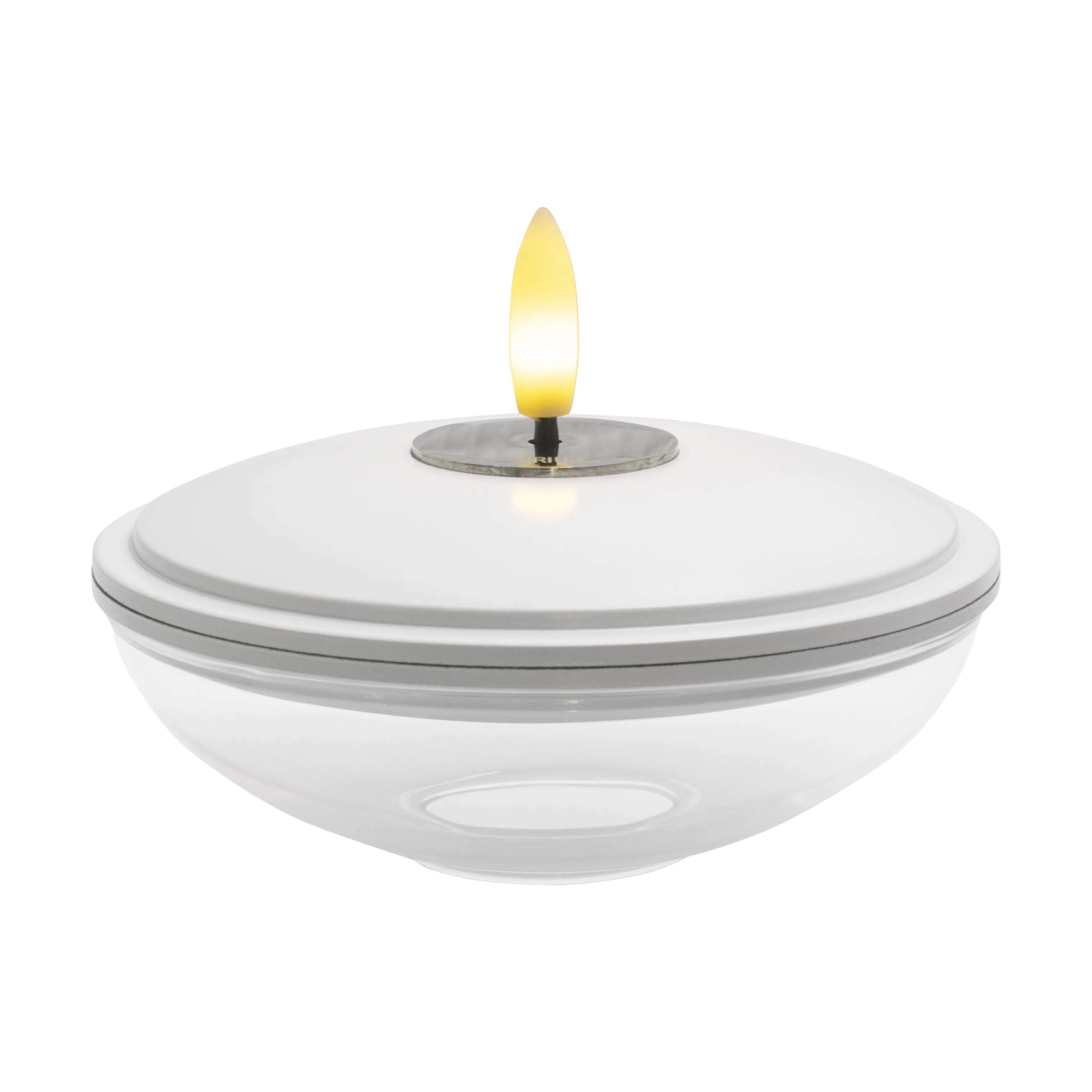 Lia LED Lampe, klar/hvid, large