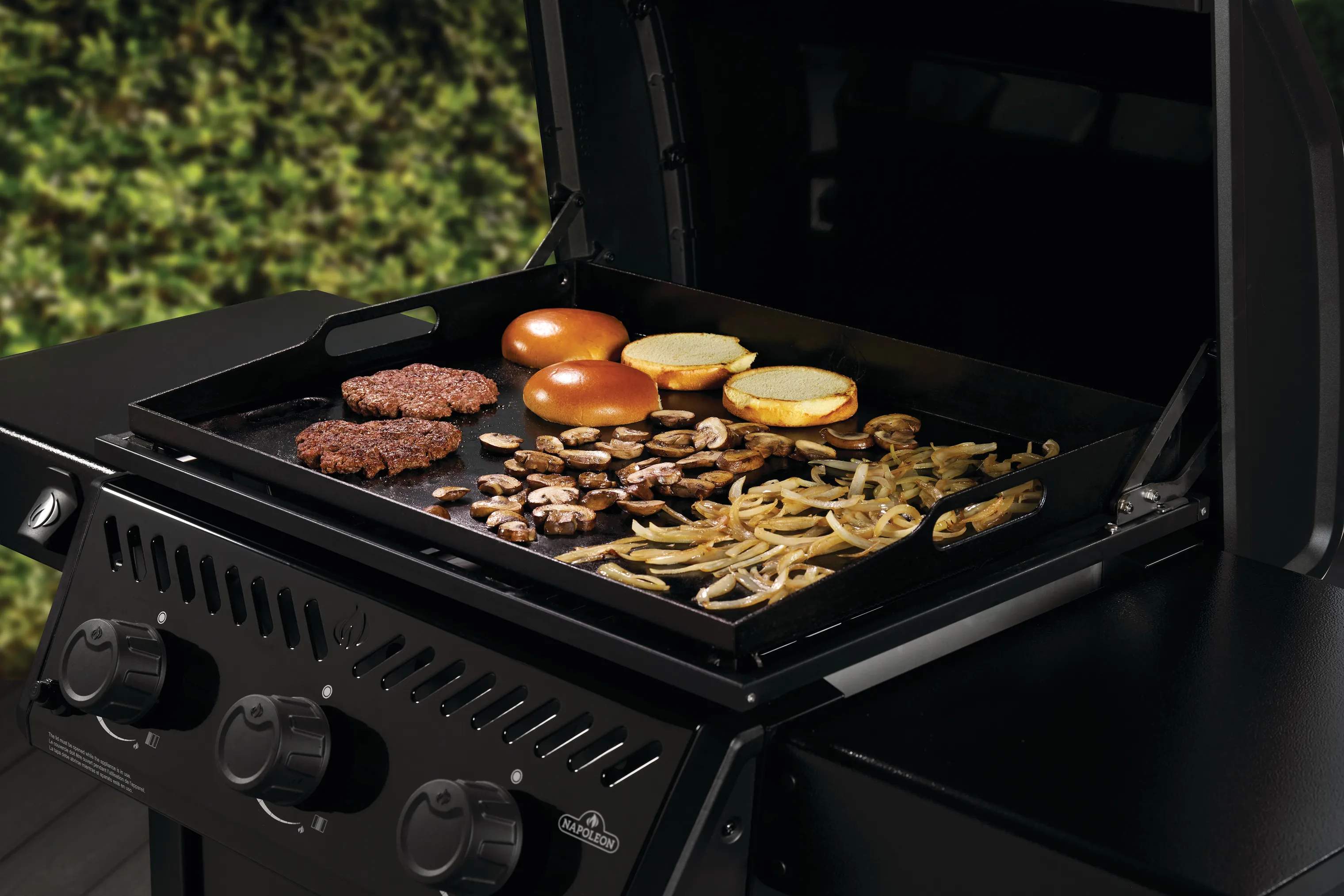 Napoleon Gasgrill 24'' Freestyle Plancha Grill i Sort, 11