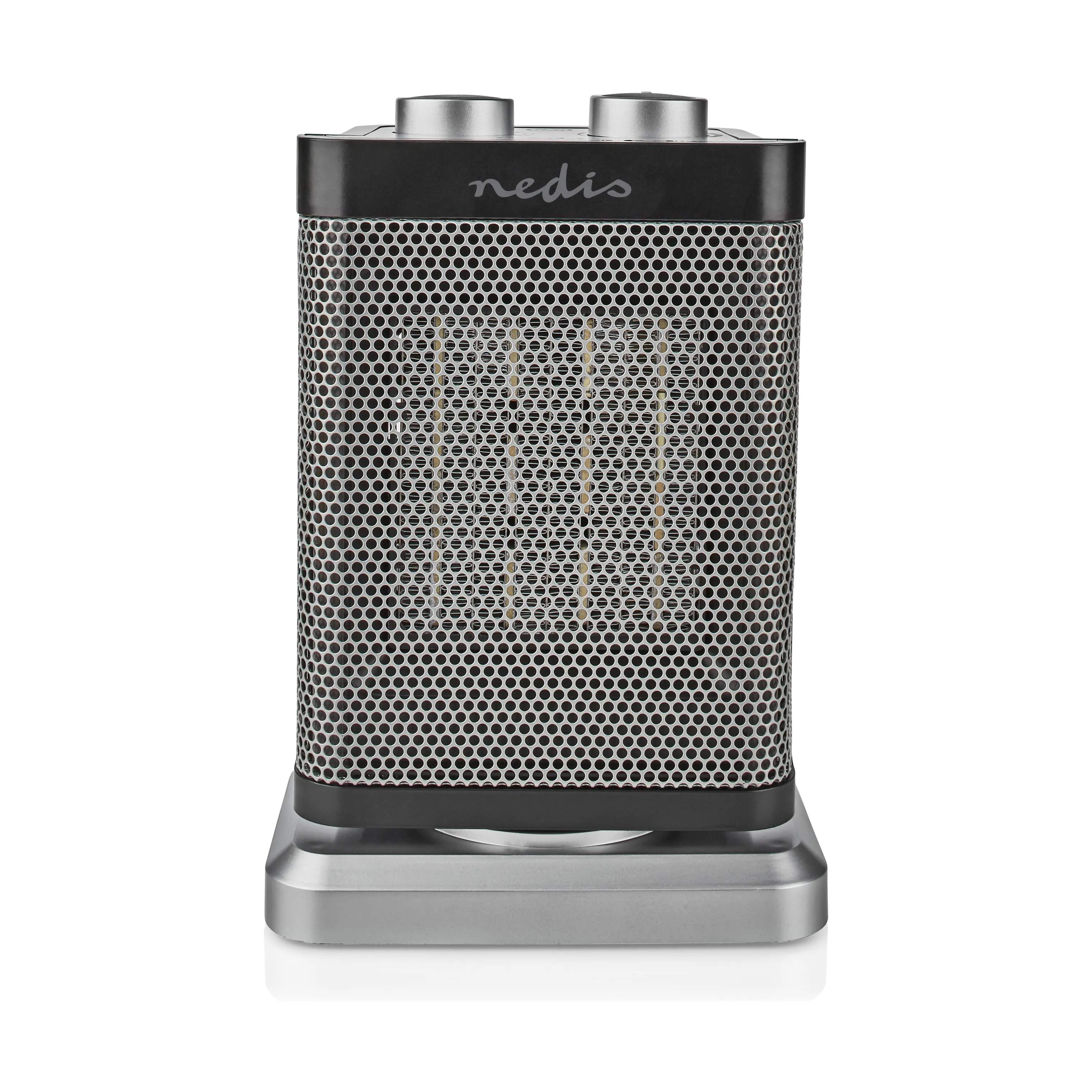 Nedis Ventilatorer Varmeblæser i Grå, 1