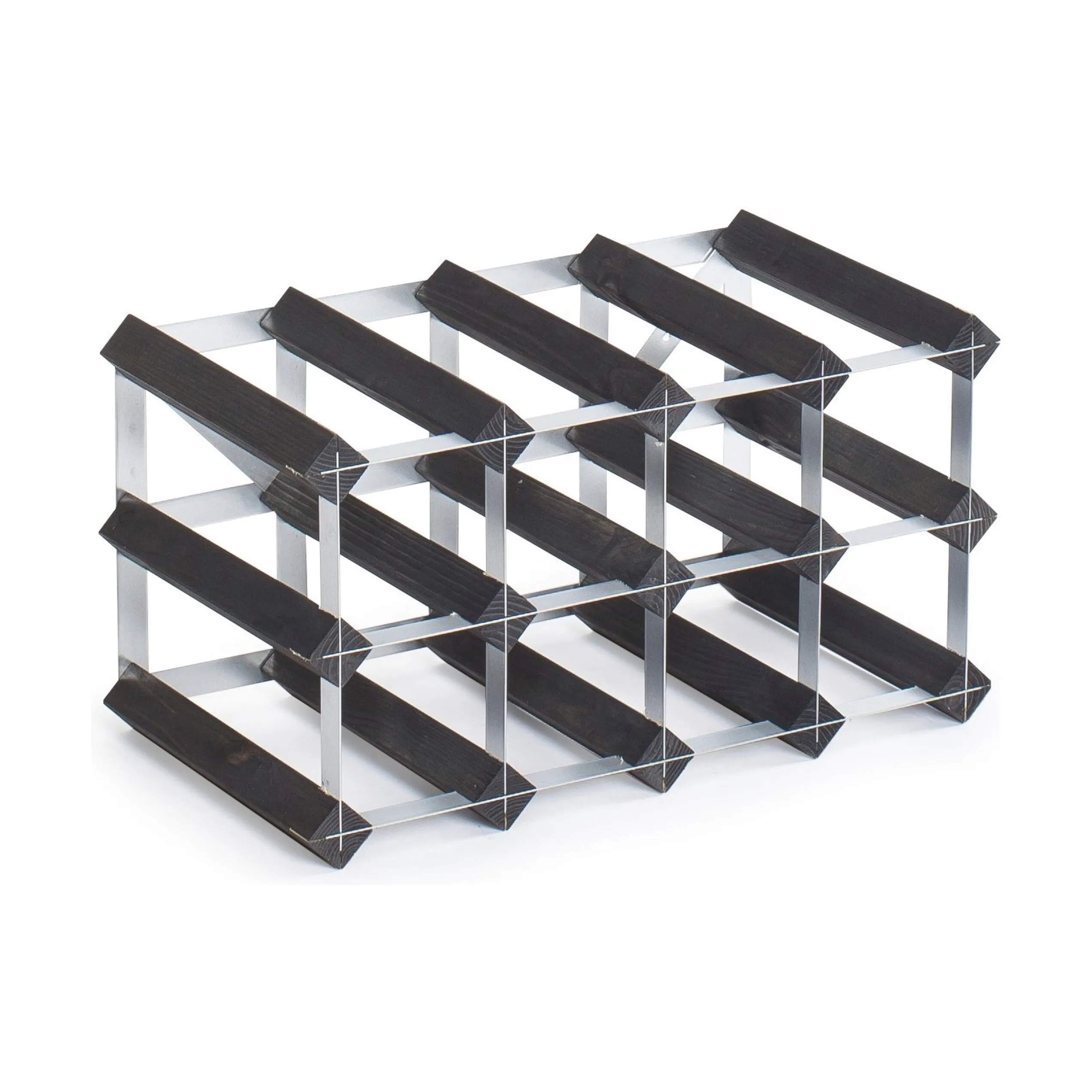 Traditional Wine Racks Vinreoler Vinreol i Sort ask, 12 flasker, 1