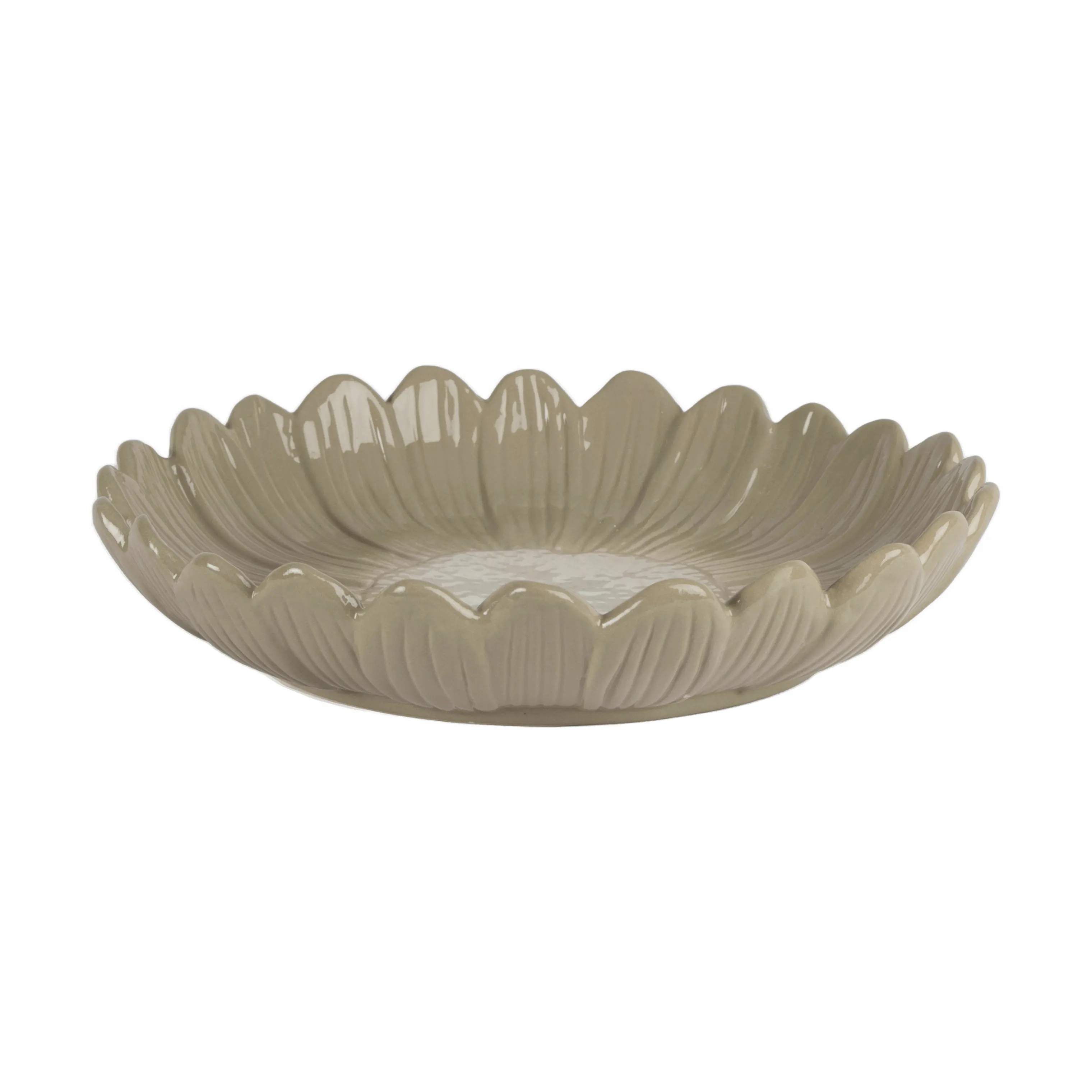 Sagaform Dybe tallerkener Dagny Dyb Tallerken i Beige, 27 cm, 3