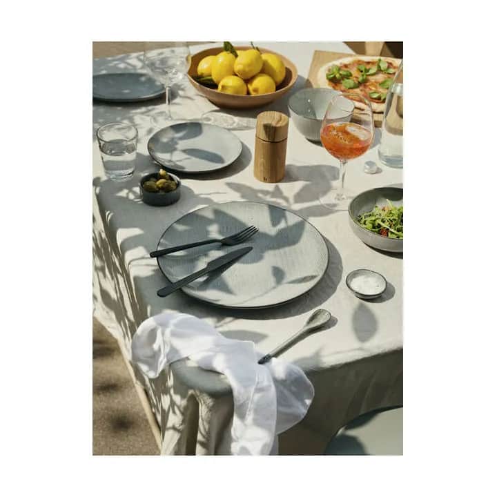Broste Copenhagen Middagstallerkener Nordic Sea Middagssæt - 16 dele i Soft Blue, 5