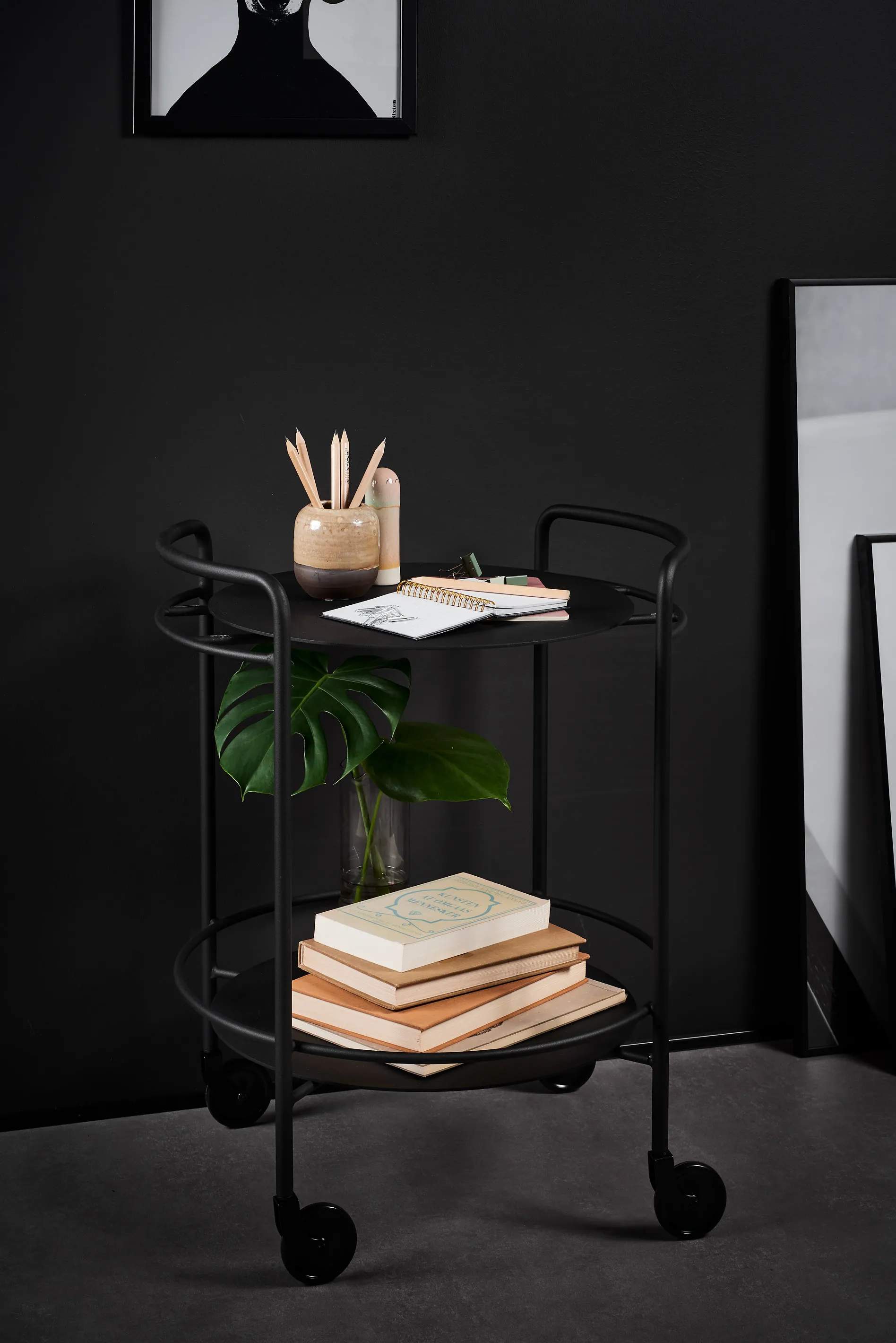 SACKit Sofaborde Serveit Tray Table i Black, 3