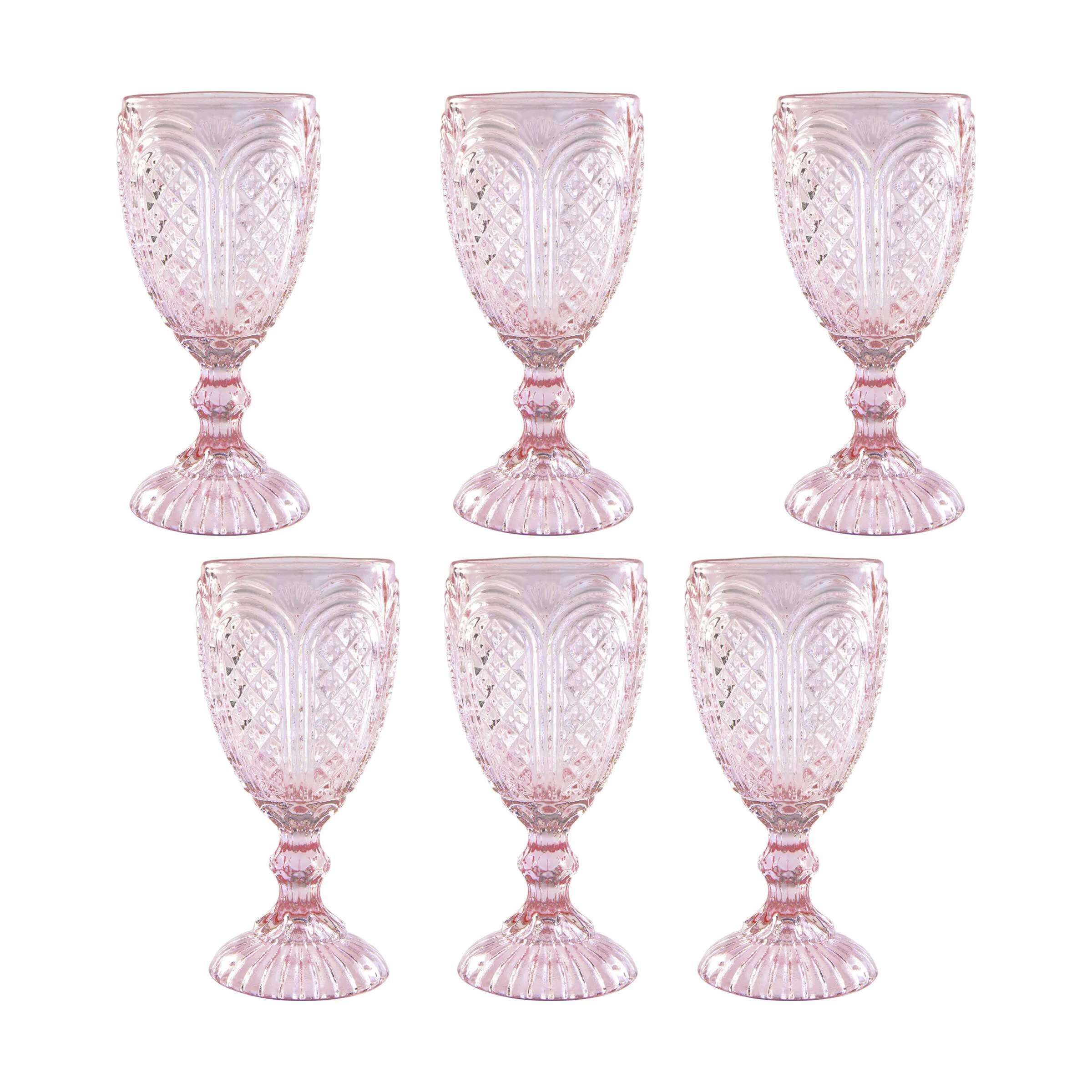 Fortessa Hvidvinsglas Carousel Vinglas - 6 stk. i Lyserød, 1