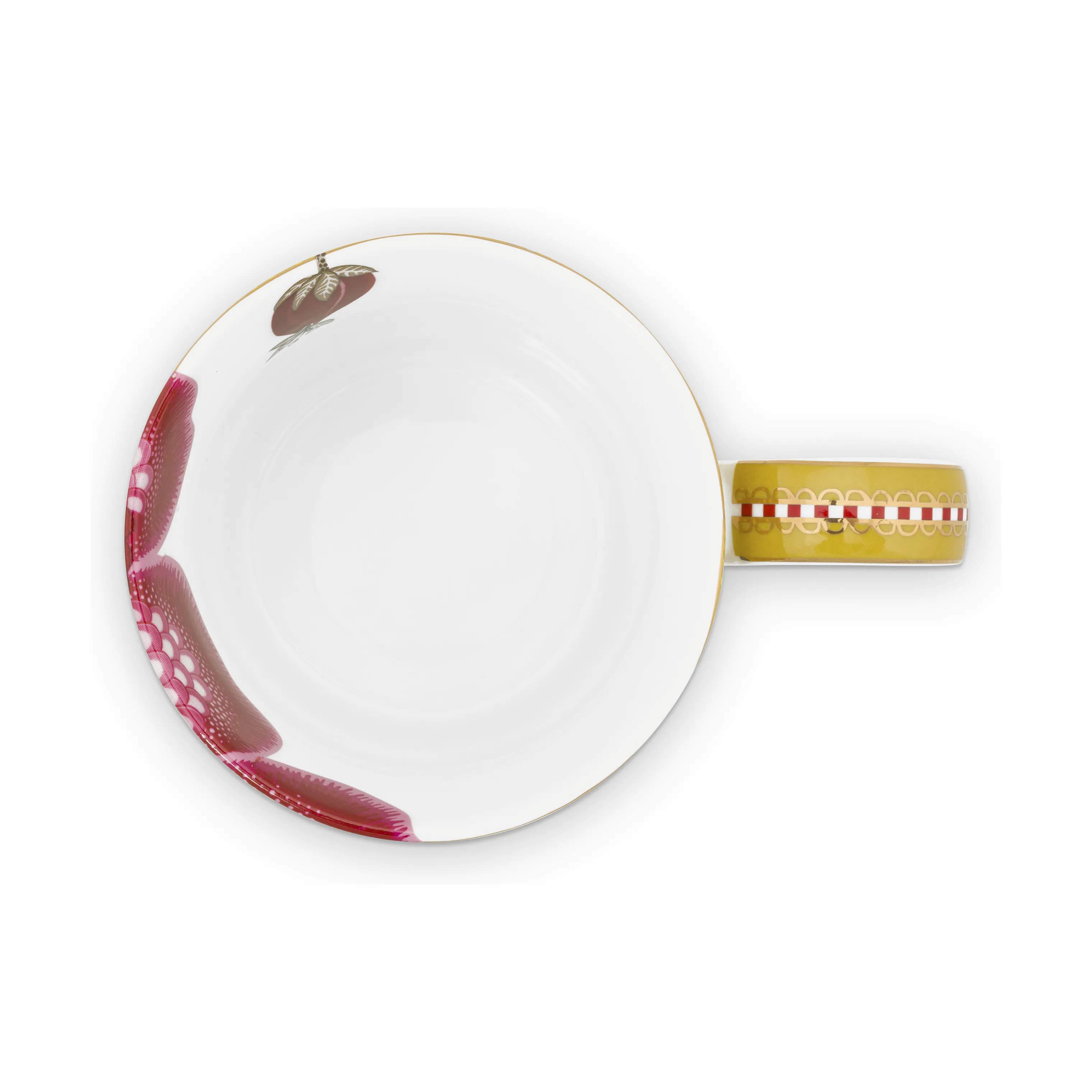 PIP Studio Krus og kopper med hank Early Bird Floral Fantasy Alfabet Krus - X i X, 4