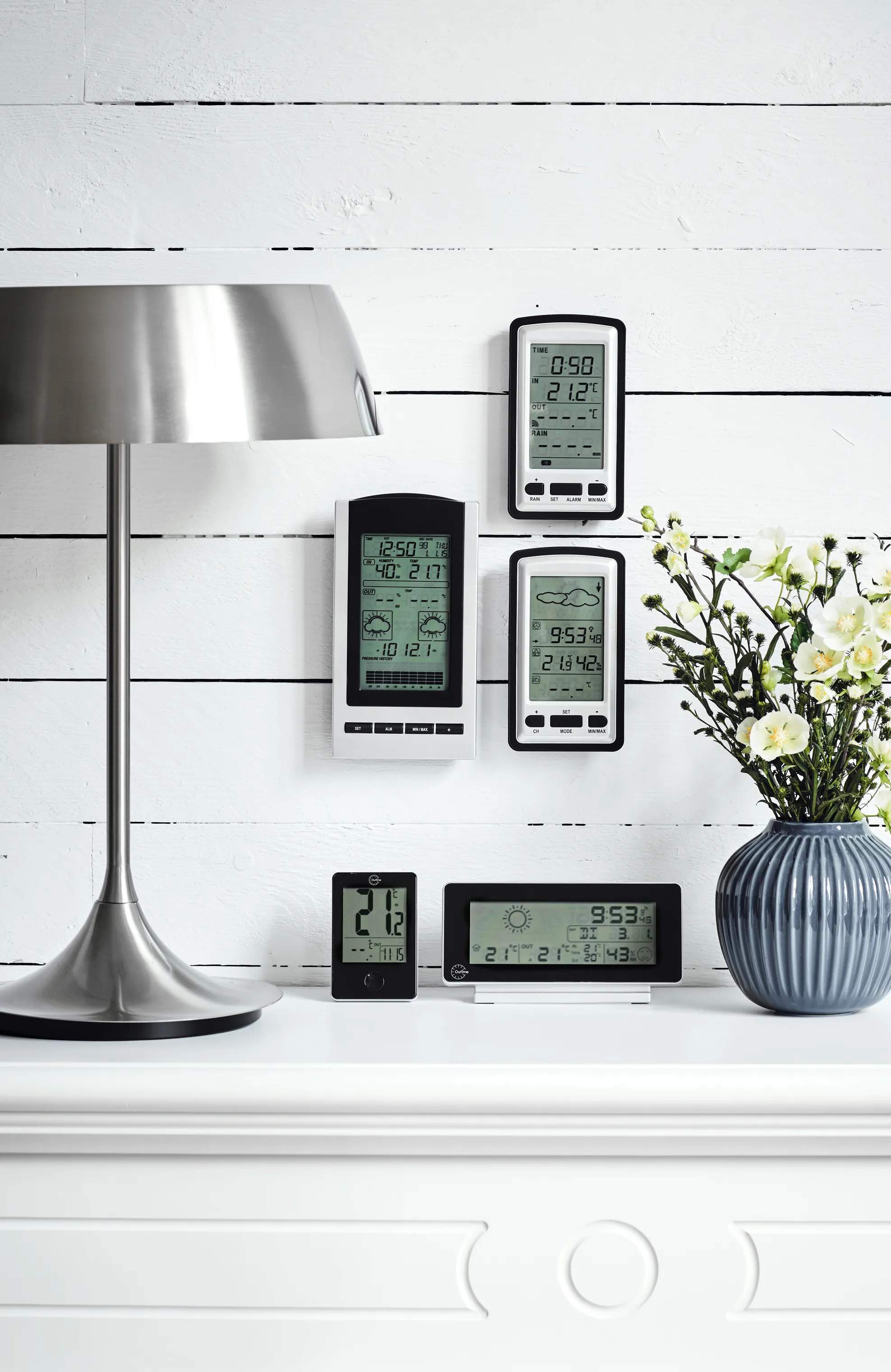 CASA Living Vejrstationer Vejrstation i Sort, 2