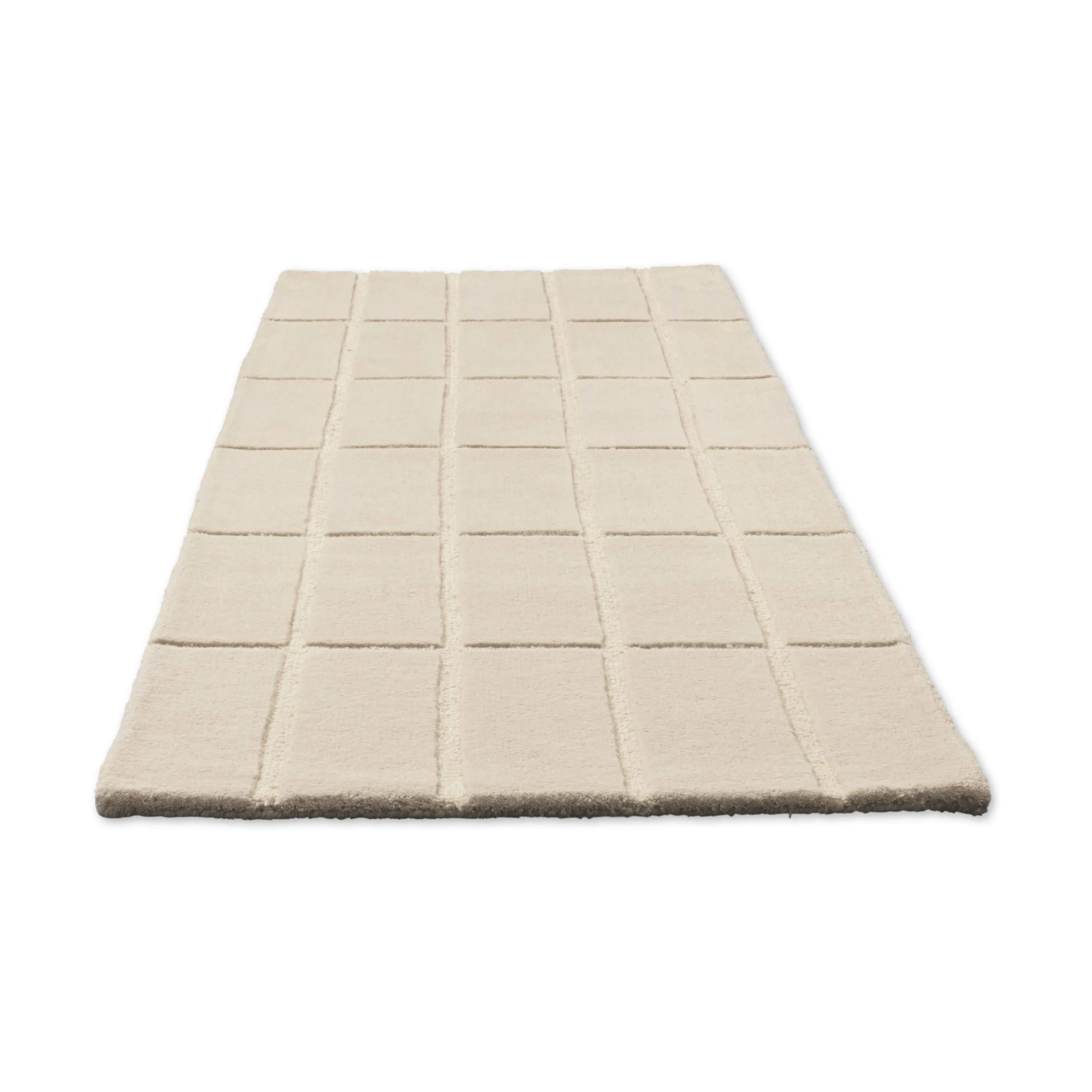 Marimekko by Brink & Campman Gulvtæpper Tiiliskivi Tæppeløber i Beige/hvid, B70 x L245 cm, 4