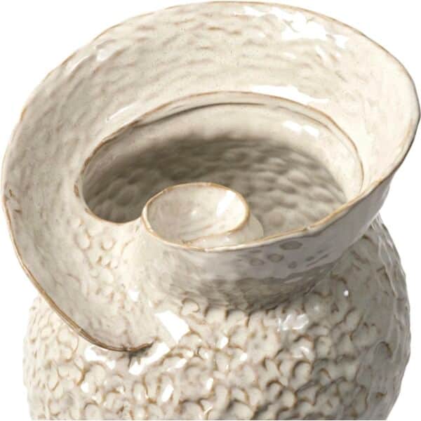 Broste Copenhagen Vaser Shelly Vase i Hvid, 1