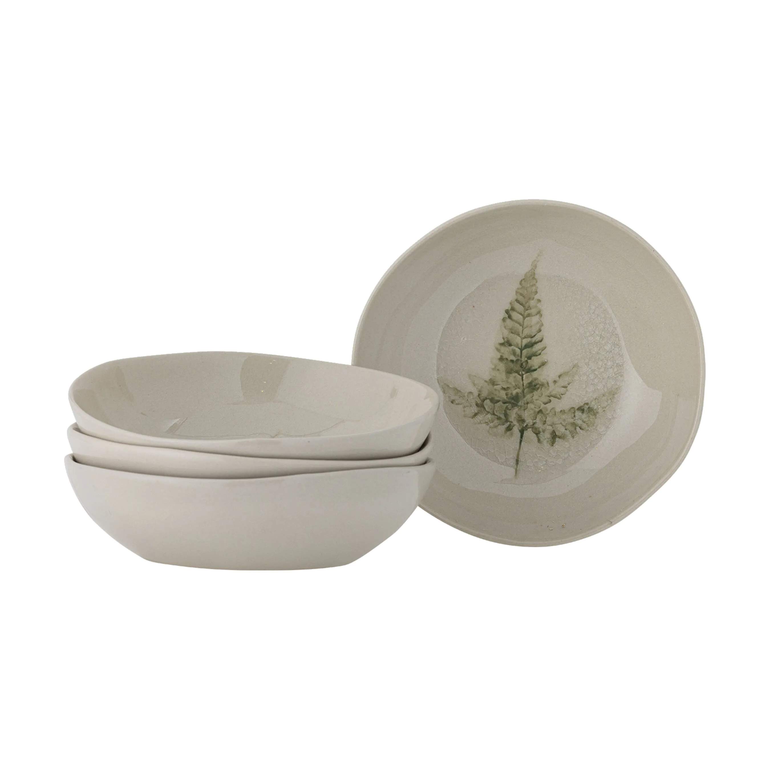 Bloomingville Dybe tallerkener Bea Dyb Tallerken - 4 stk. i Nature, 1