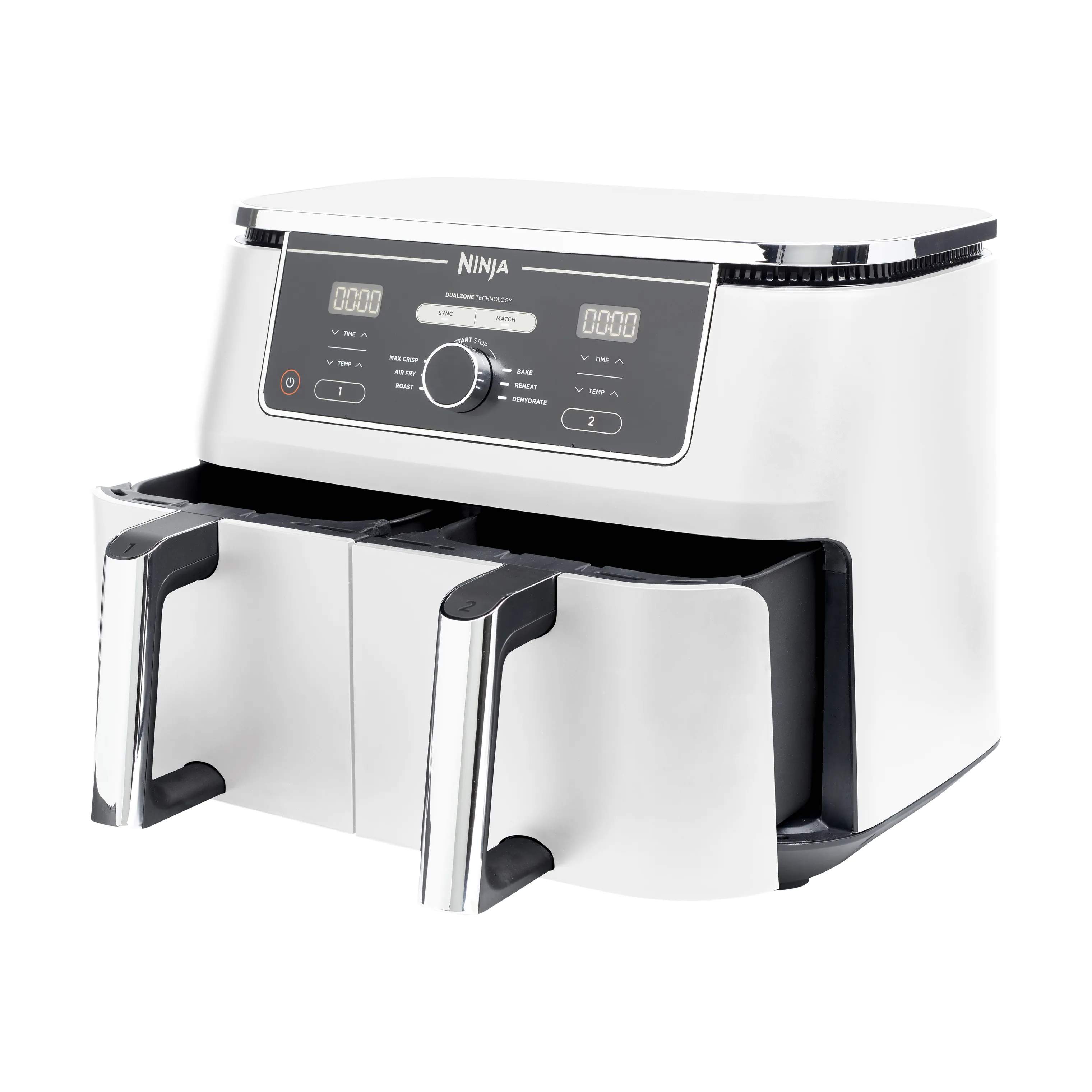 Ninja Airfryers Foodi Max Dualzone Airfryer i White, 4