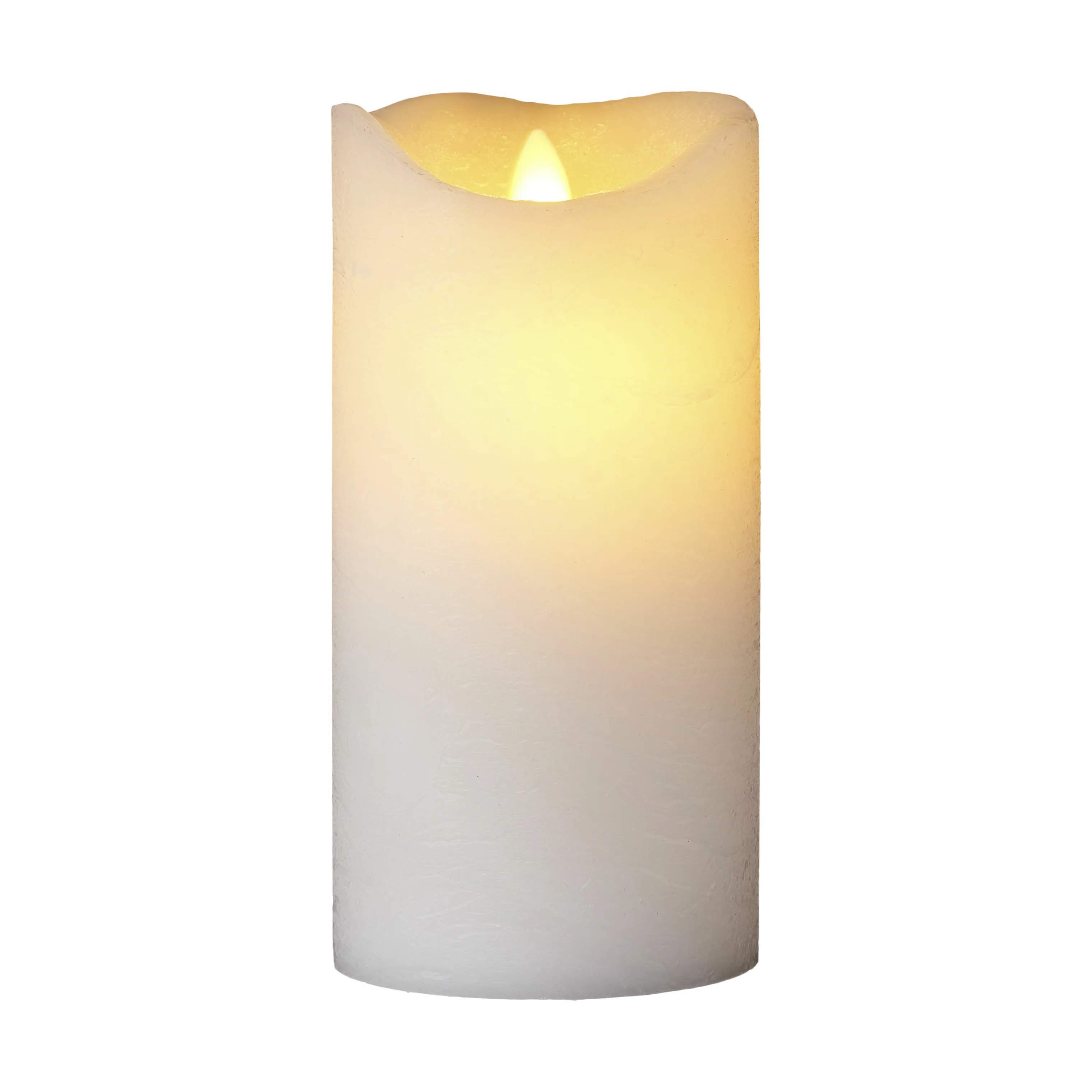 Sara Genopladelig LED Bloklys, hvid, large